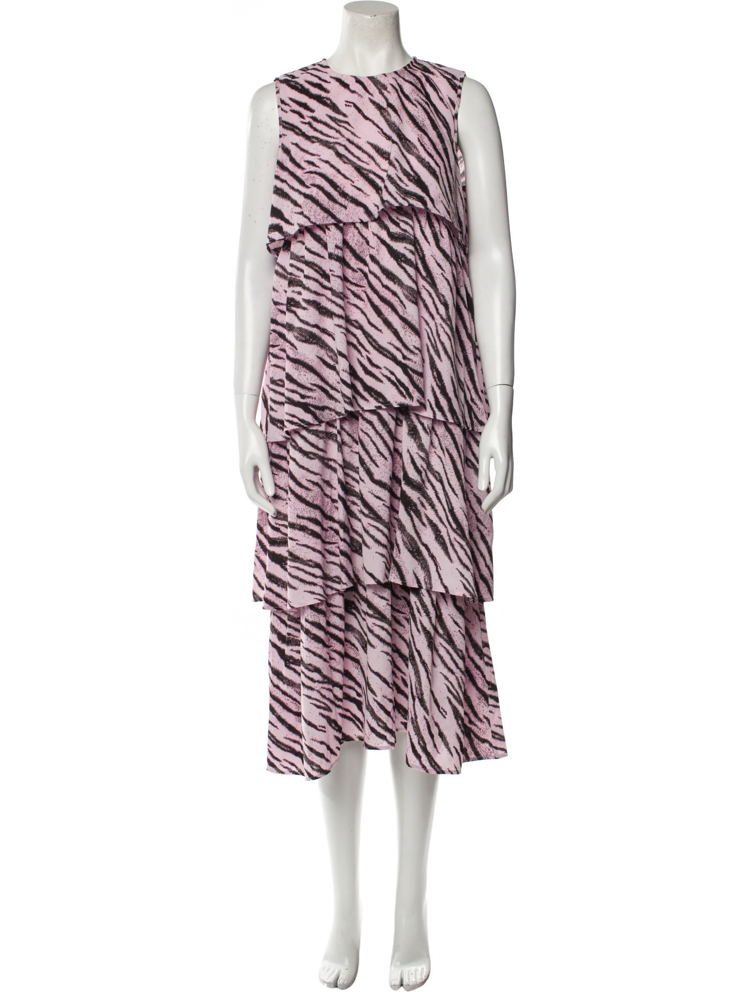 Baum und Pferdgarten Animal Print Midi Length Dress