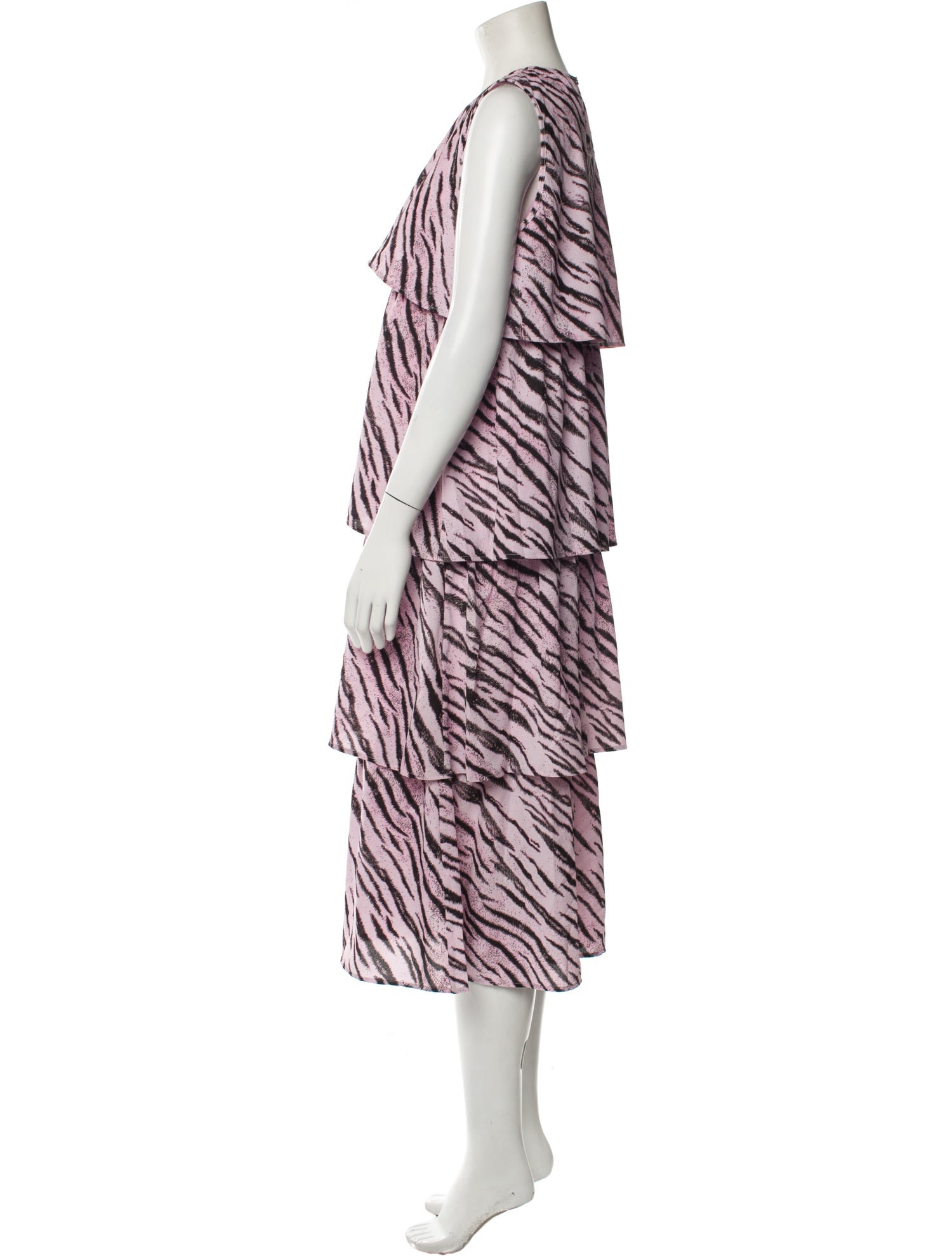 Baum und Pferdgarten Animal Print Midi Length Dress
