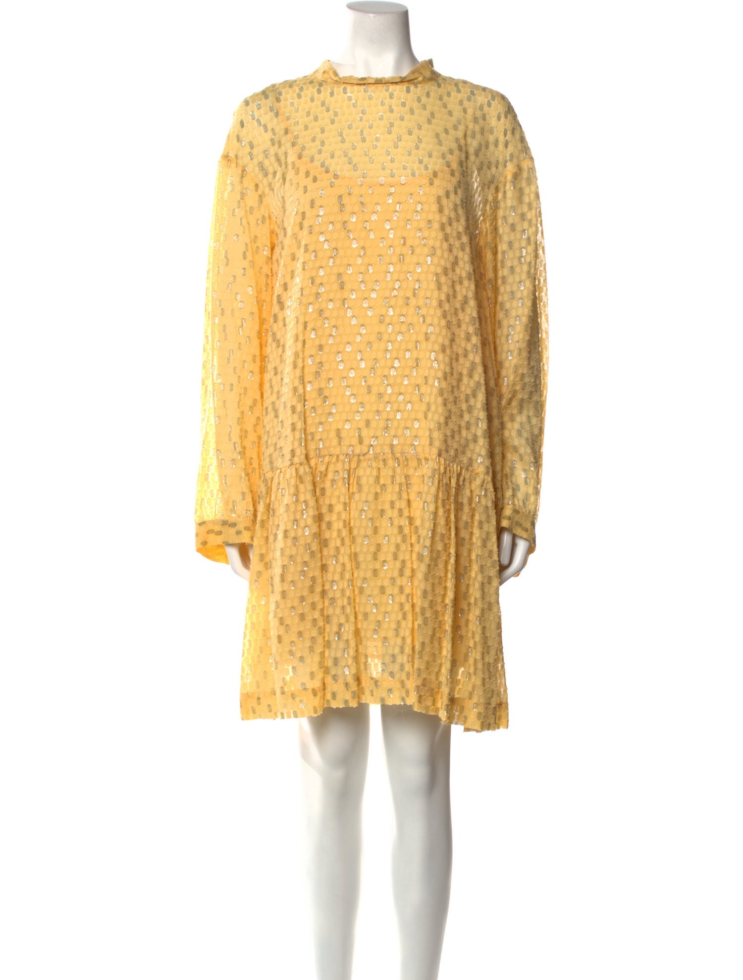 Baum und Pferdgarten Silk Knee-Length Dress