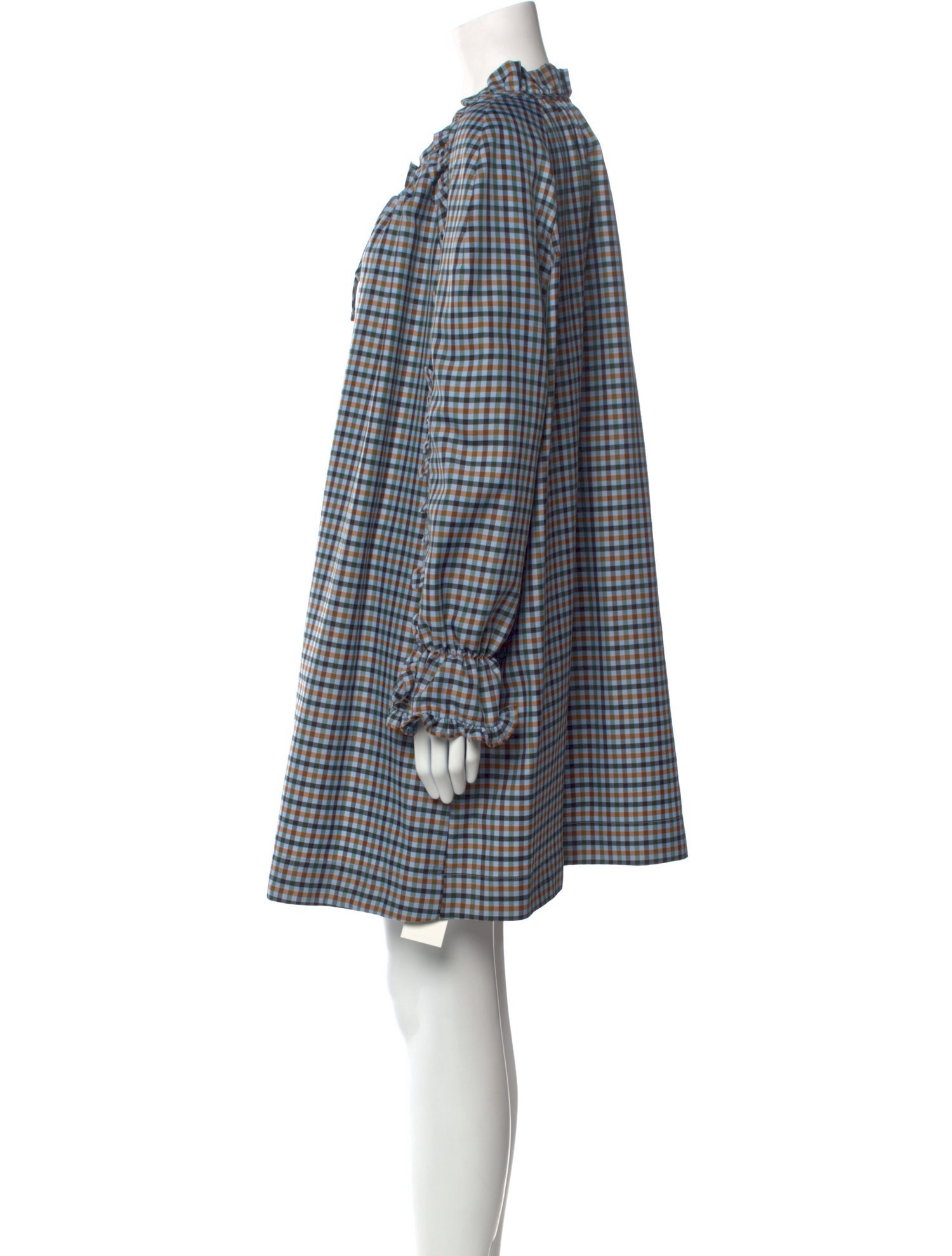 Baum und Pferdgarten Plaid Print Mini Dress w/ Tags