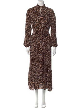Baum und Pferdgarten Animal Print Long Dress