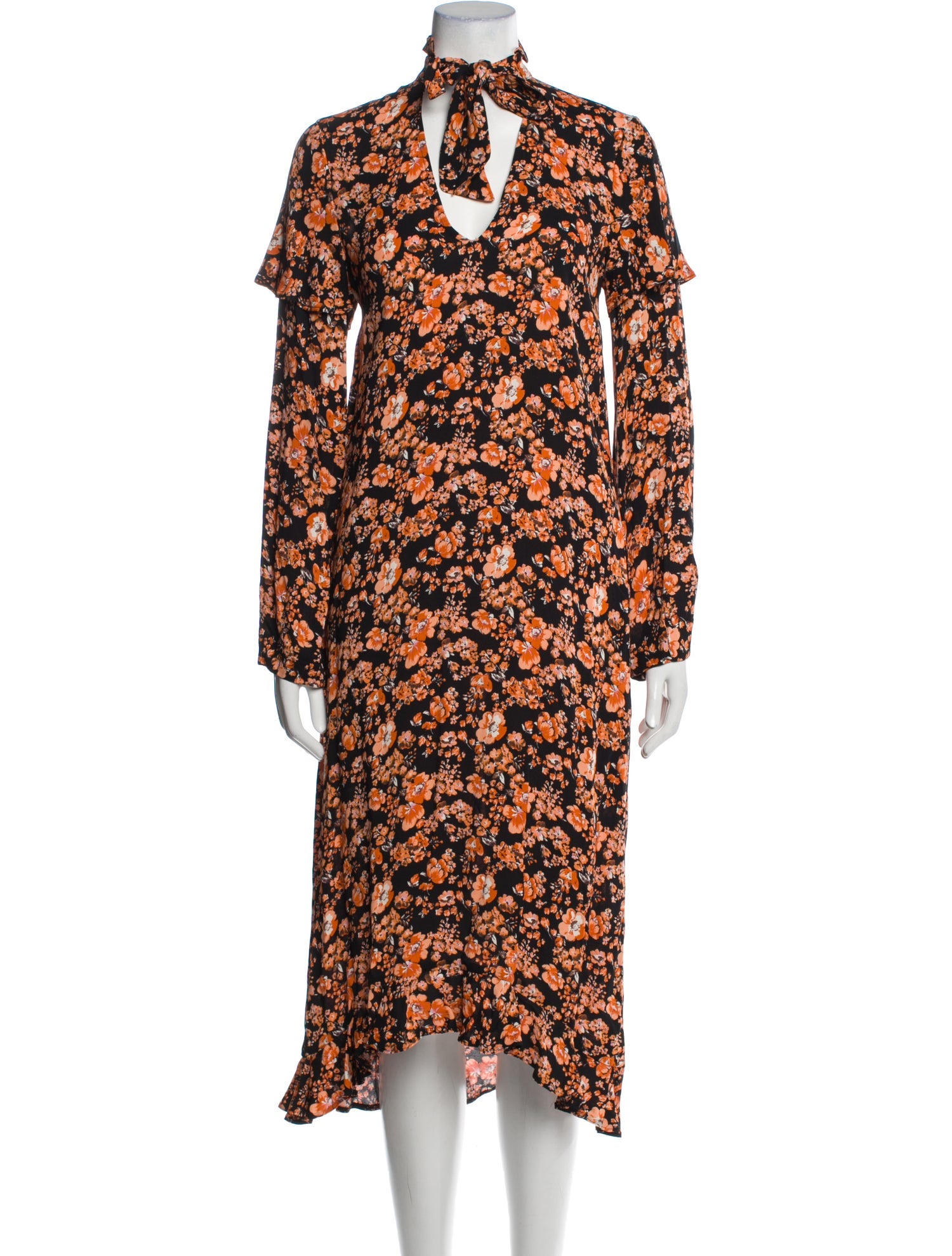 Baum und Pferdgarten Floral Print Long Dress w/ Tags