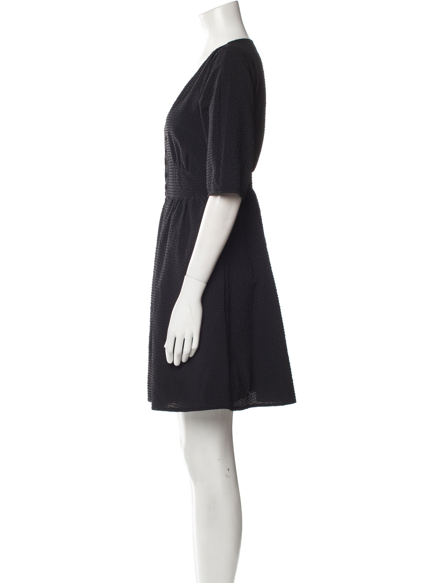 Baum und Pferdgarten V-Neck Mini Dress