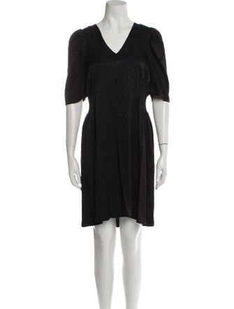 Baum und Pferdgarten V-Neck Mini Dress