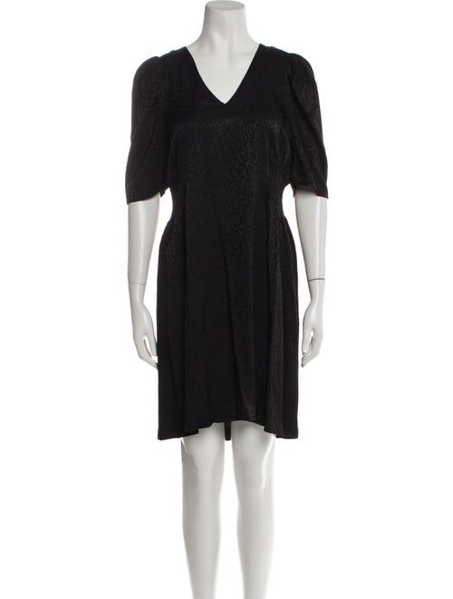 Baum und Pferdgarten V-Neck Mini Dress