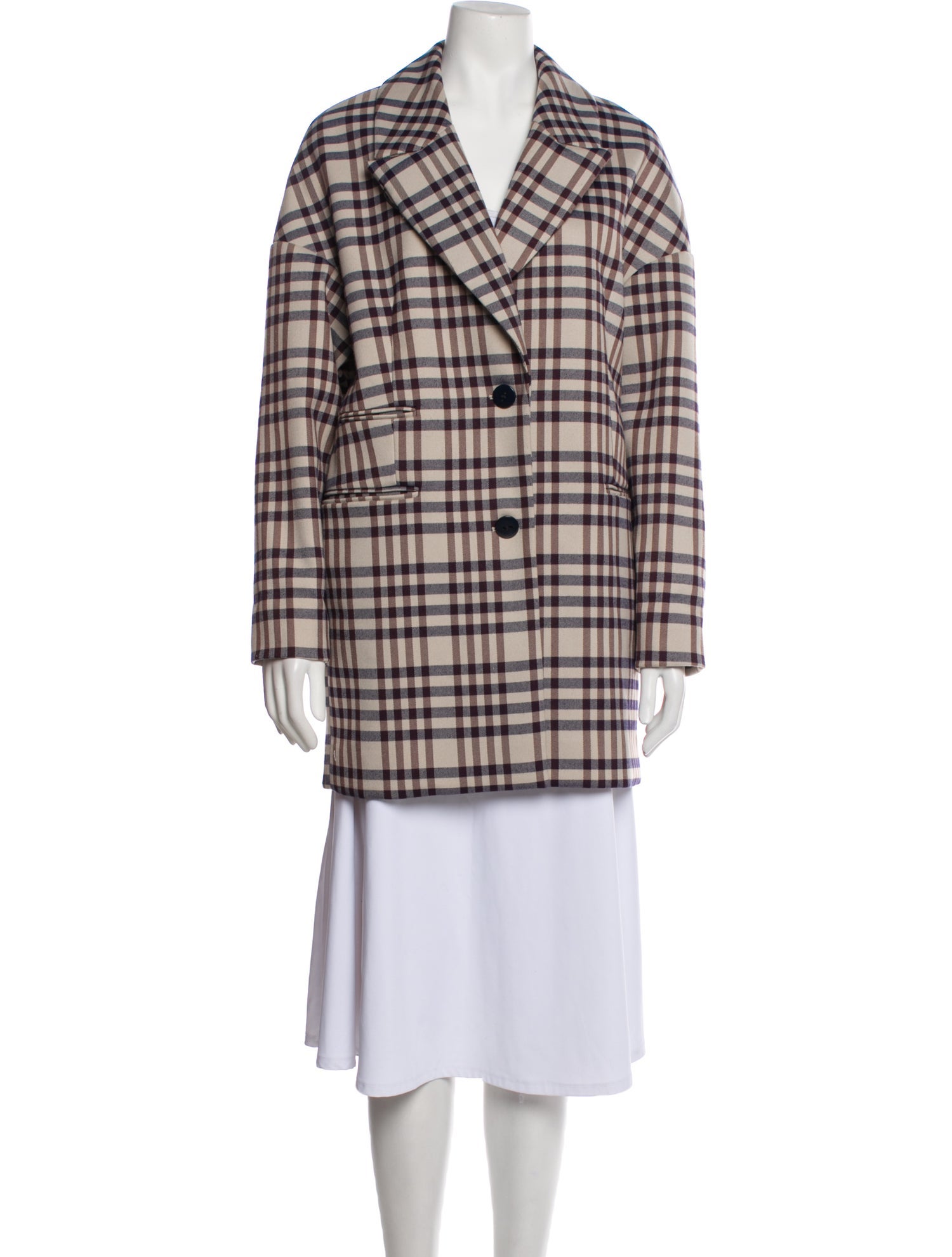 Baum und Pferdgarten Plaid Print Blazer