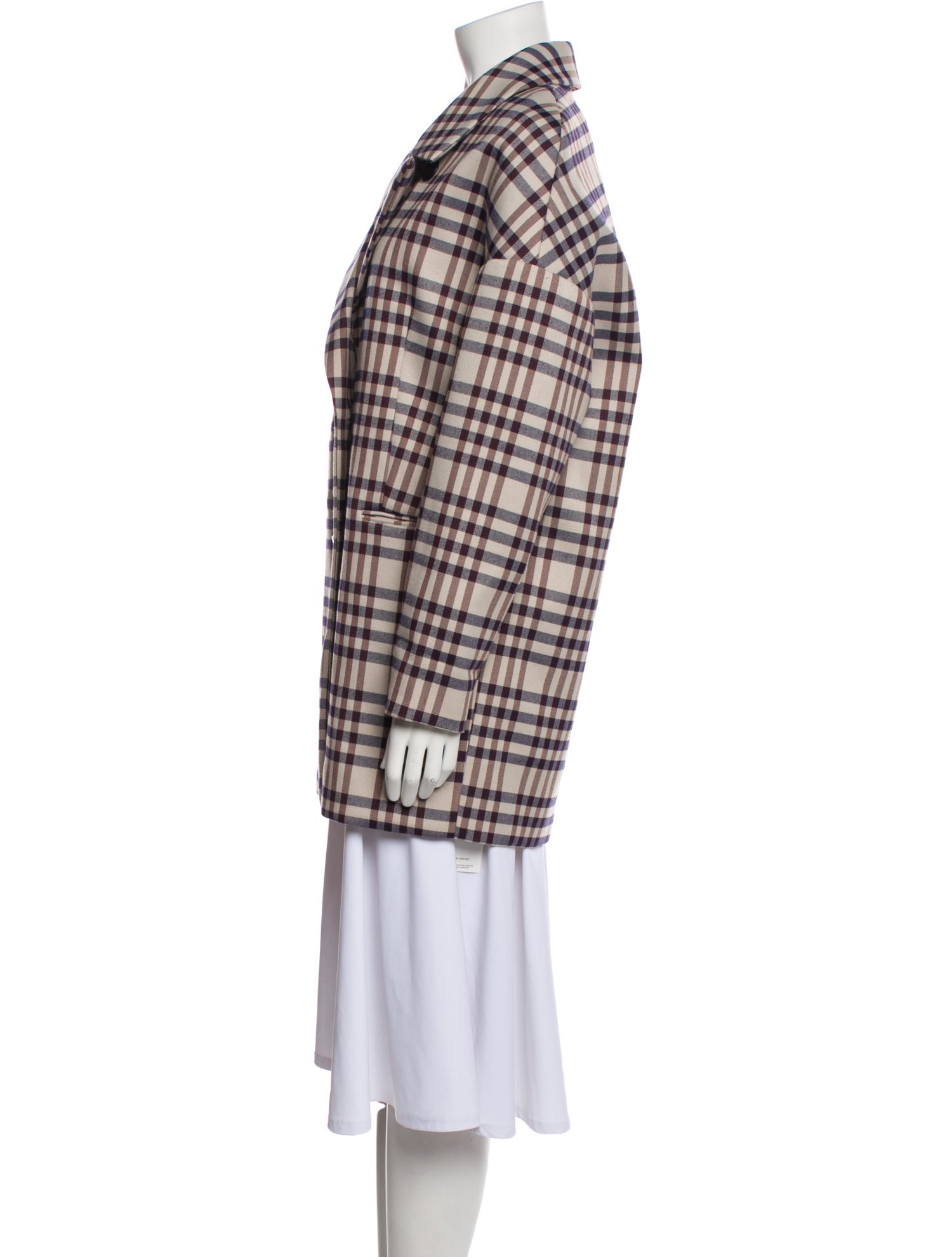 Baum und Pferdgarten Plaid Print Blazer