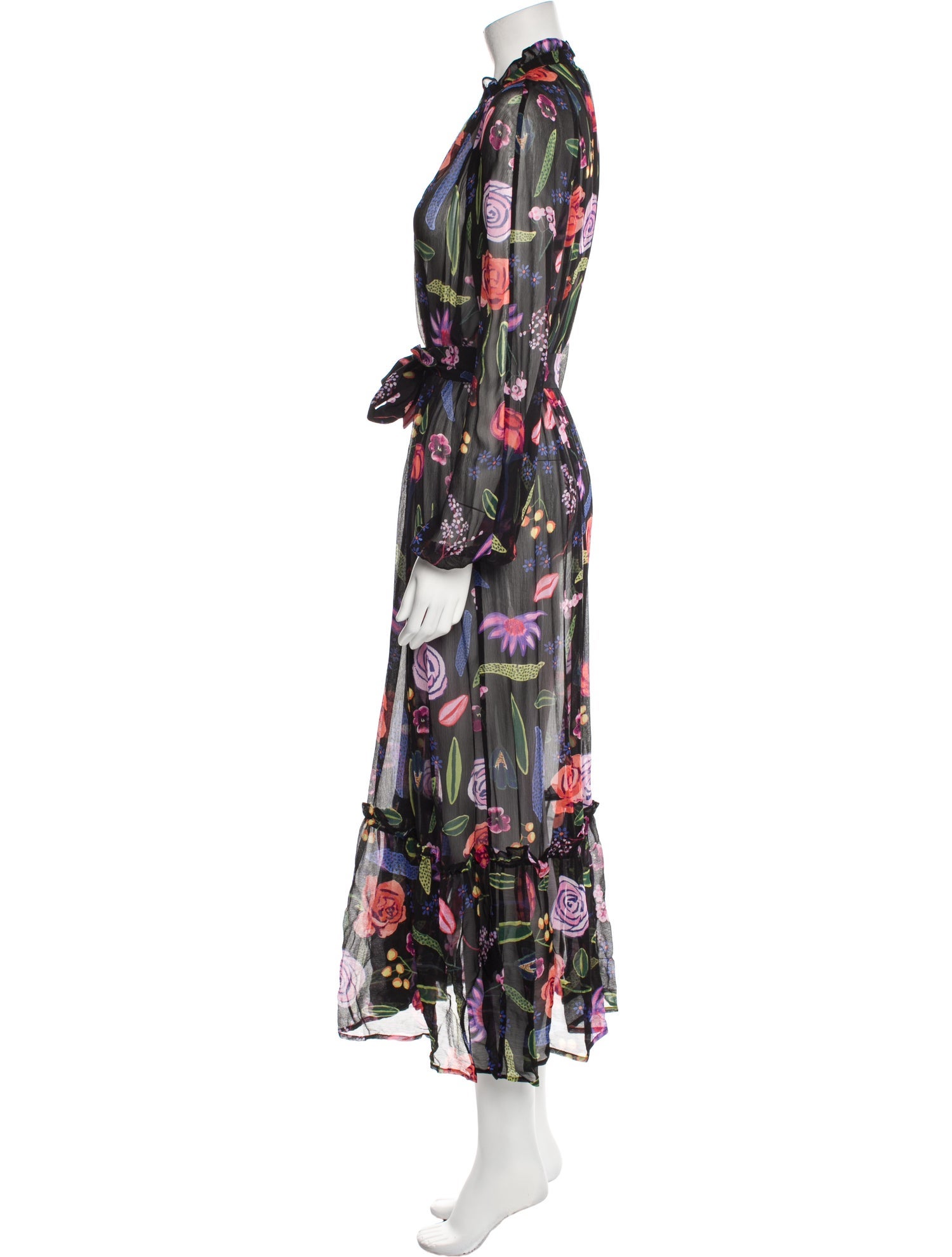 Baum und Pferdgarten Floral Print Midi Length Dress