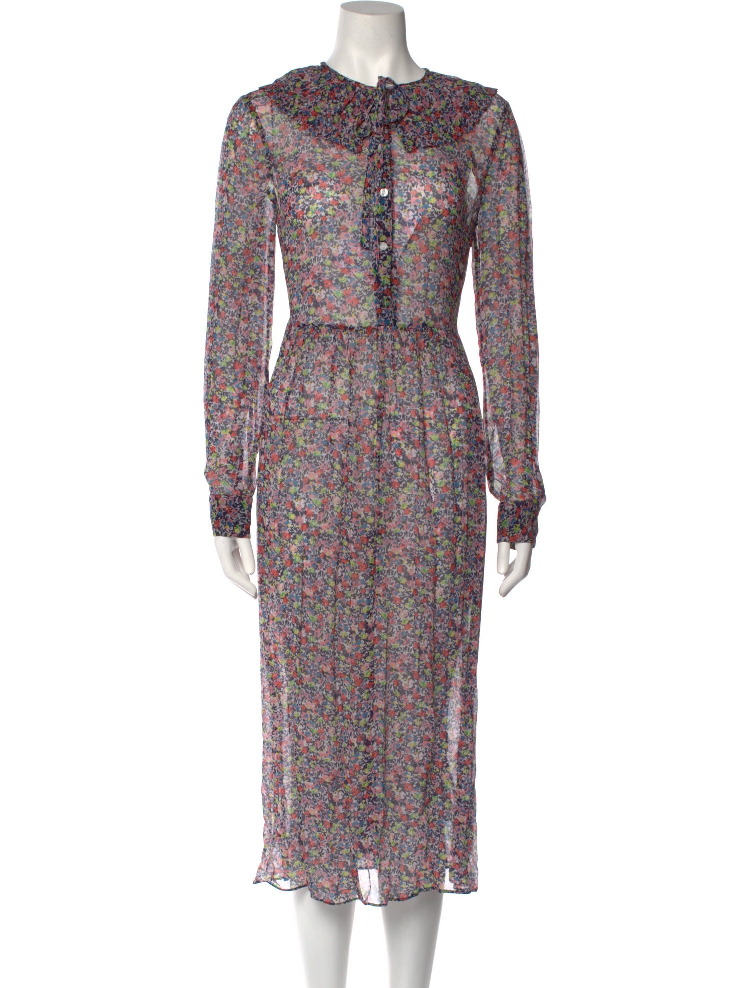 Baum und Pferdgarten Floral Print Midi Length Dress