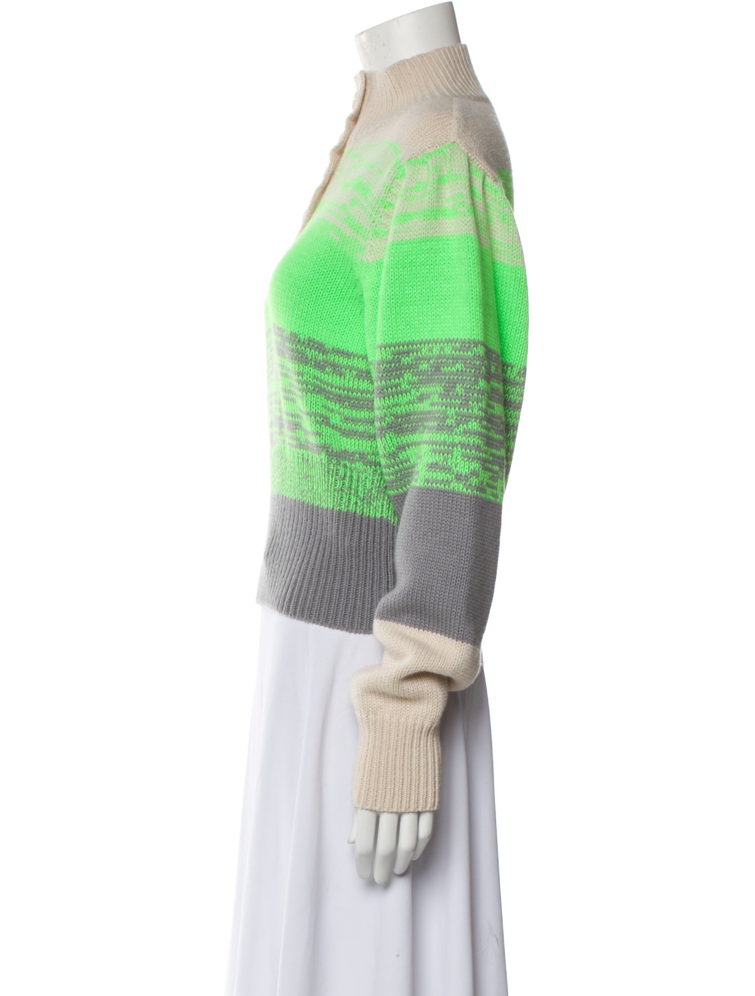 Baum und Pferdgarten Striped Mock Neck Sweater