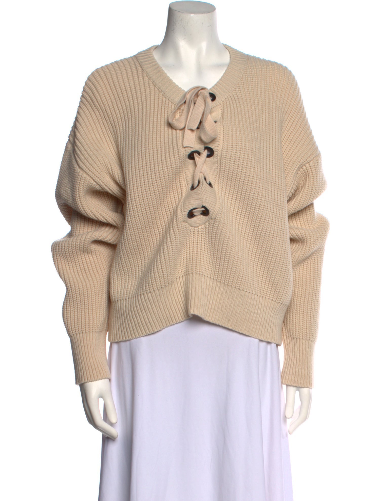 Baum und Pferdgarten V-Neck Sweater