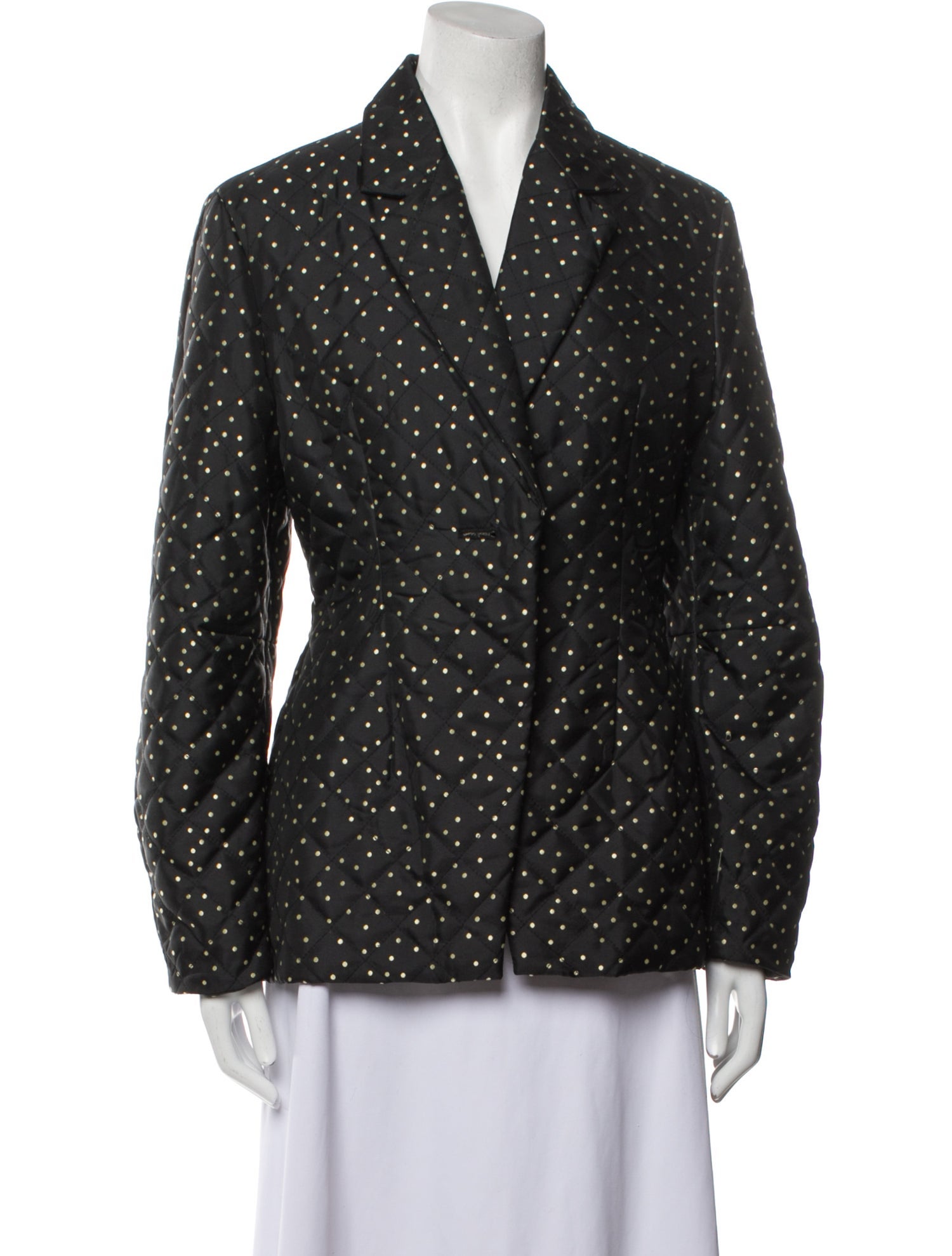 Baum und Pferdgarten Polka Dot Print Blazer