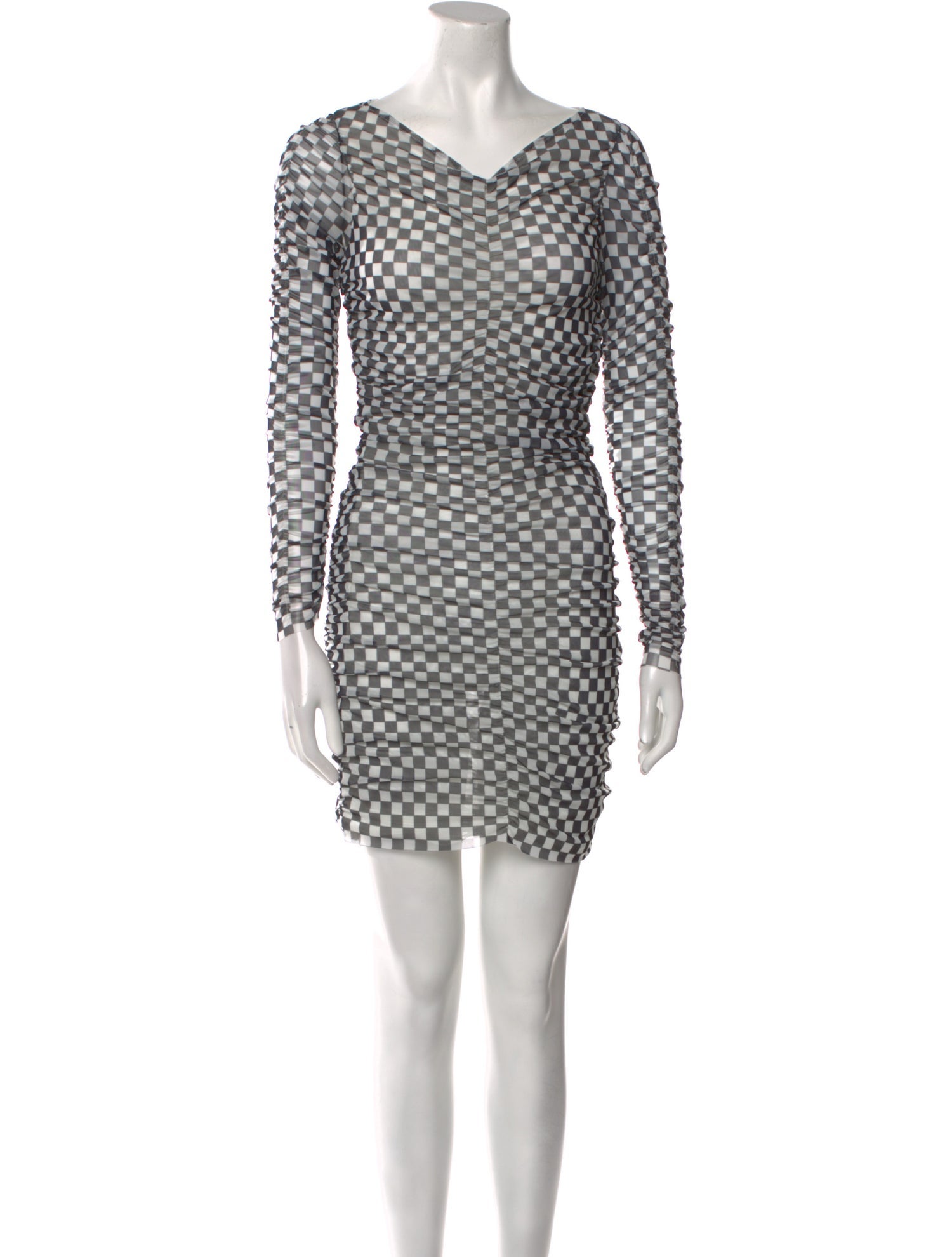 Baum und Pferdgarten Plaid Print Mini Dress w/ Tags