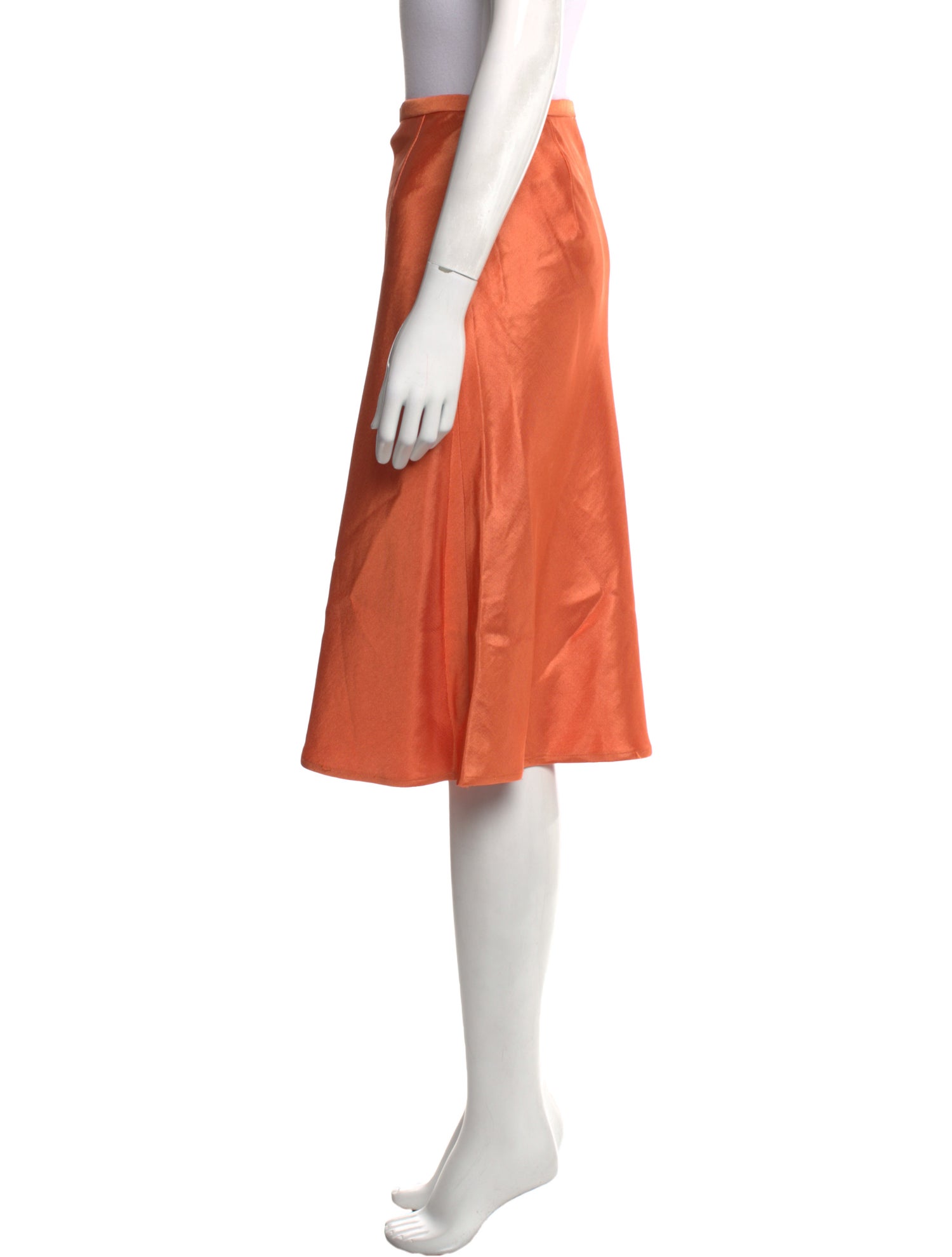 Baum und Pferdgarten Knee-Length Skirt