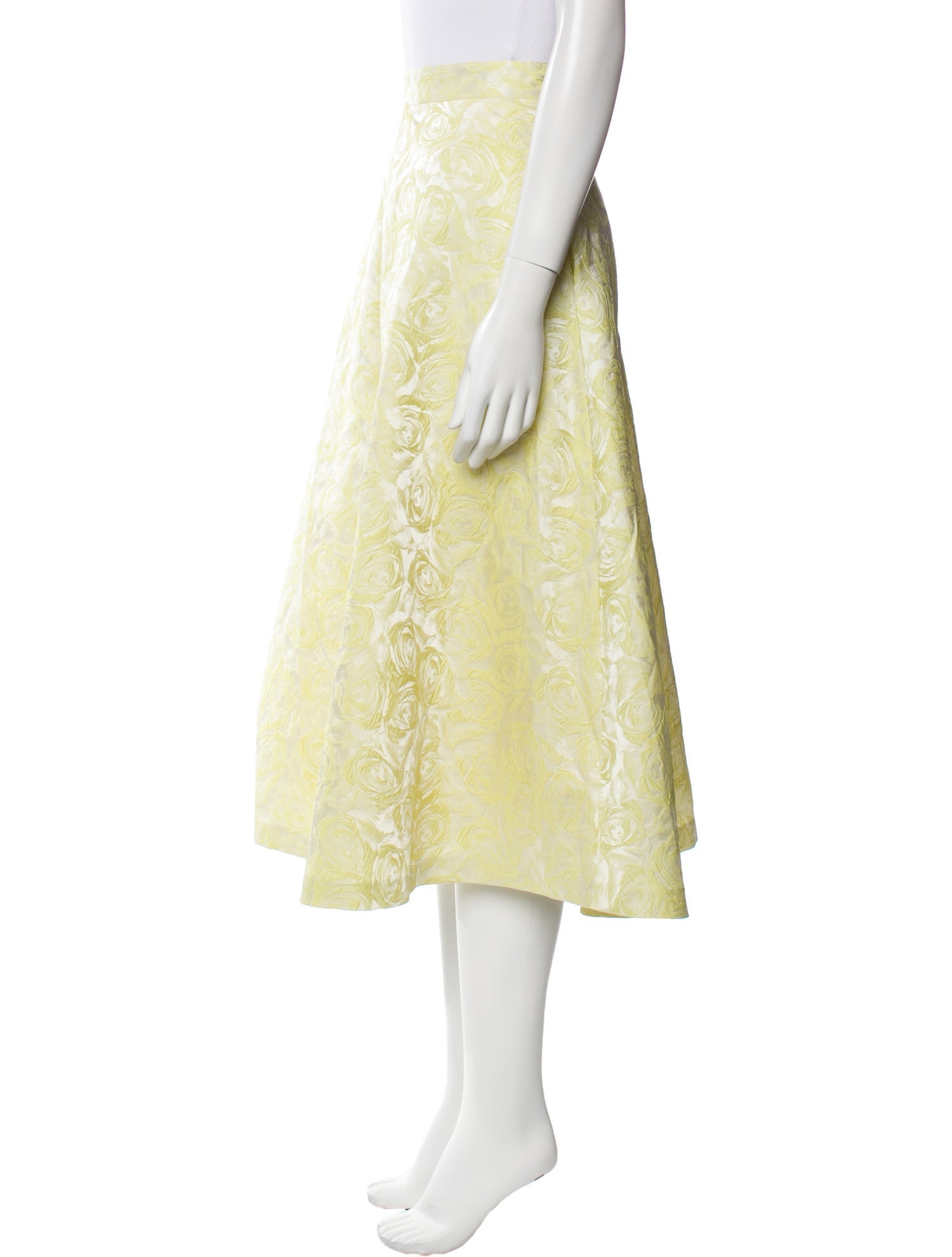 Baum und Pferdgarten Floral Print Midi Length Skirt