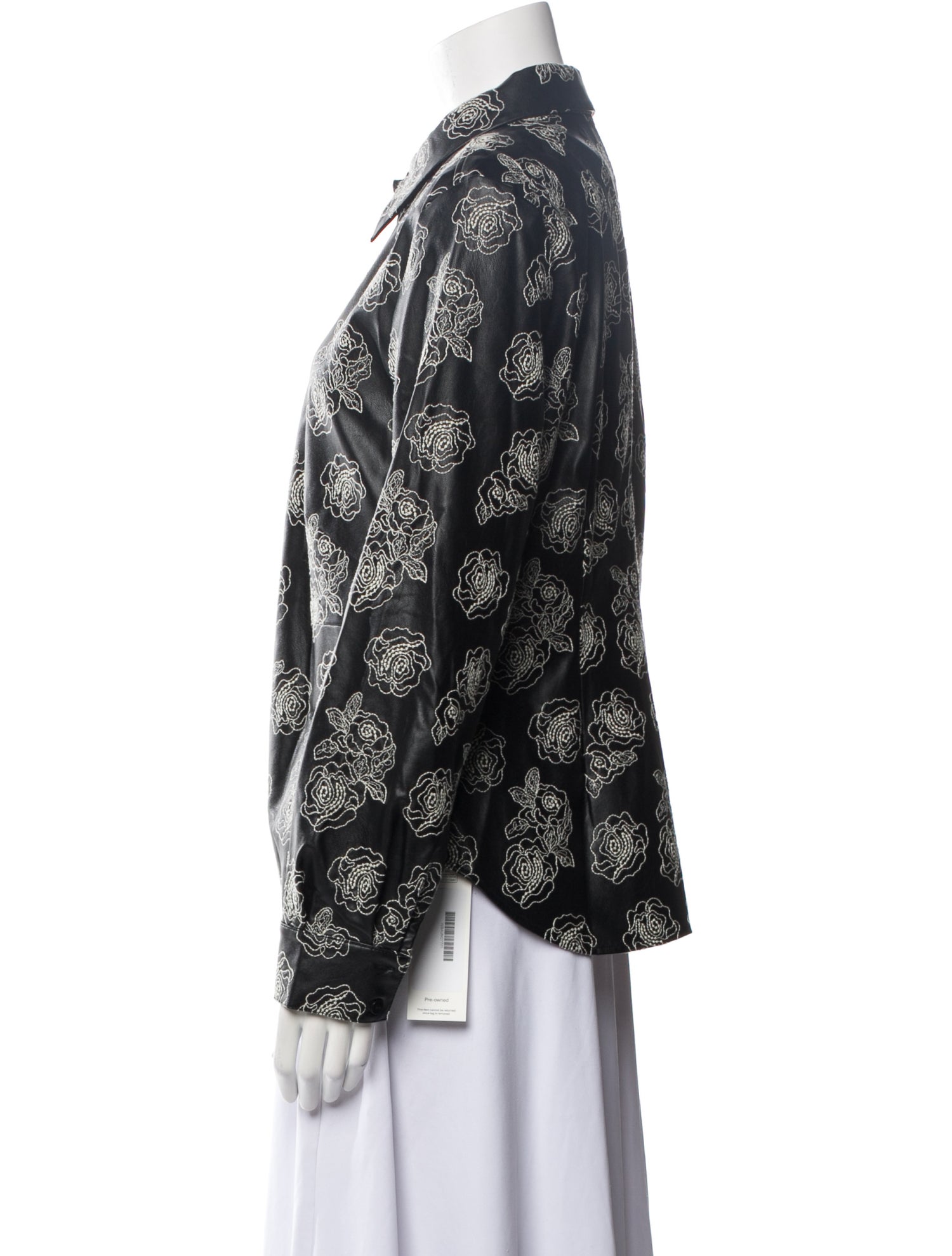 Baum und Pferdgarten Silk Printed Evening Jacket