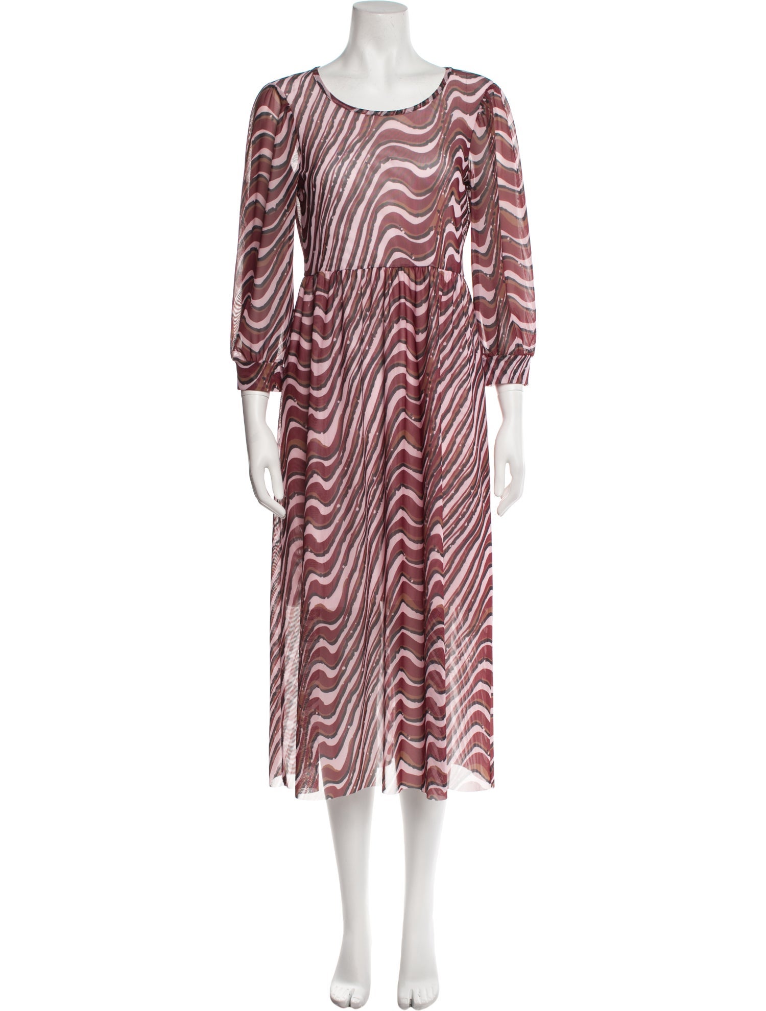 Baum und Pferdgarten Striped Midi Length Dress w/ Tags
