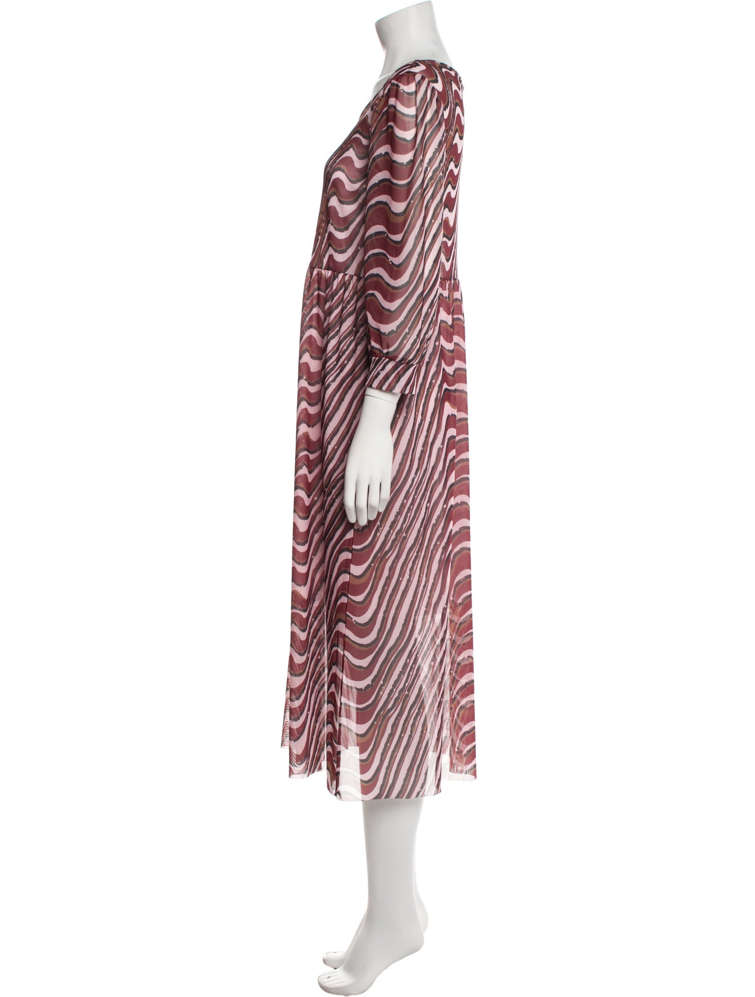 Baum und Pferdgarten Striped Midi Length Dress w/ Tags