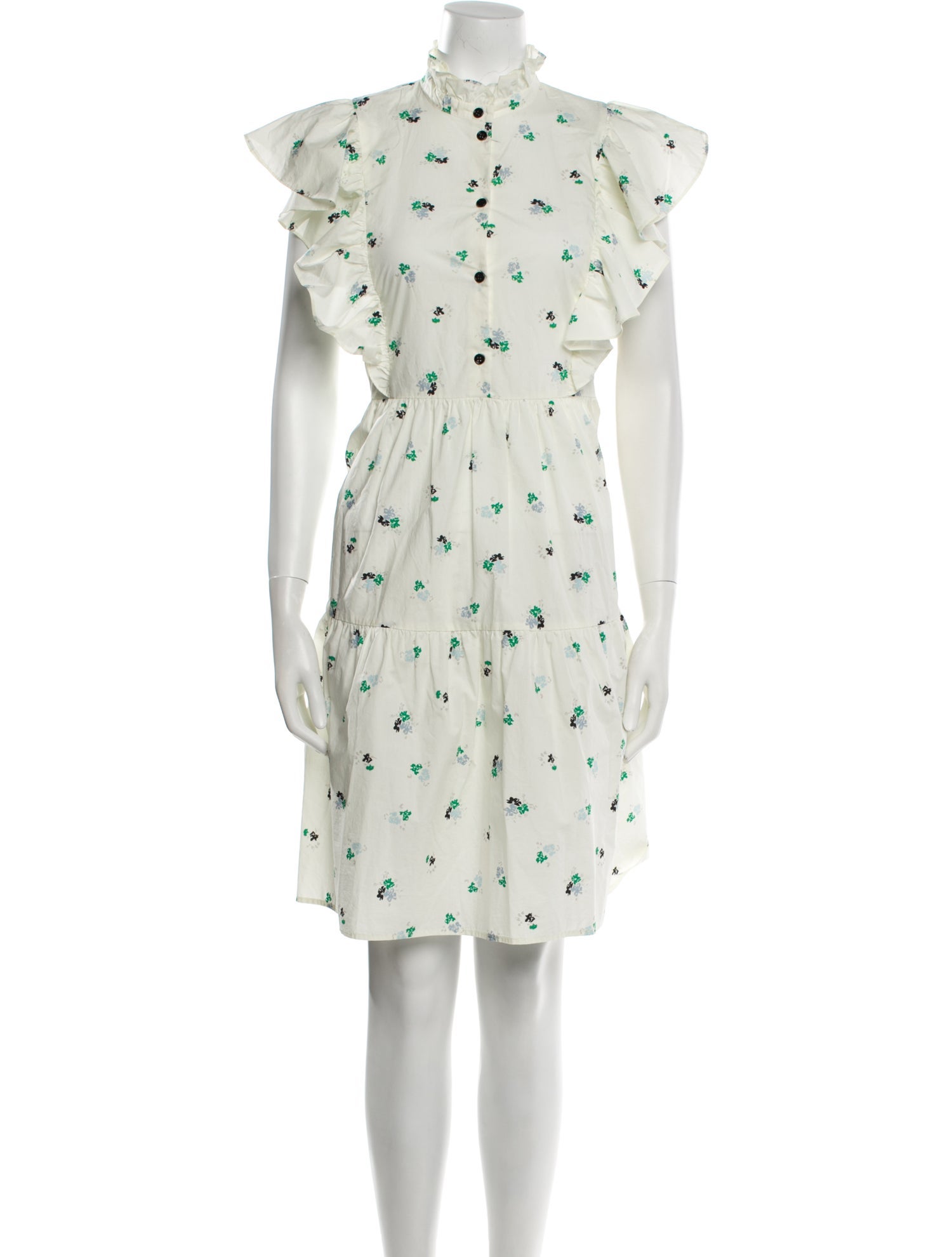 Baum und Pferdgarten Floral Print Knee-Length Dress
