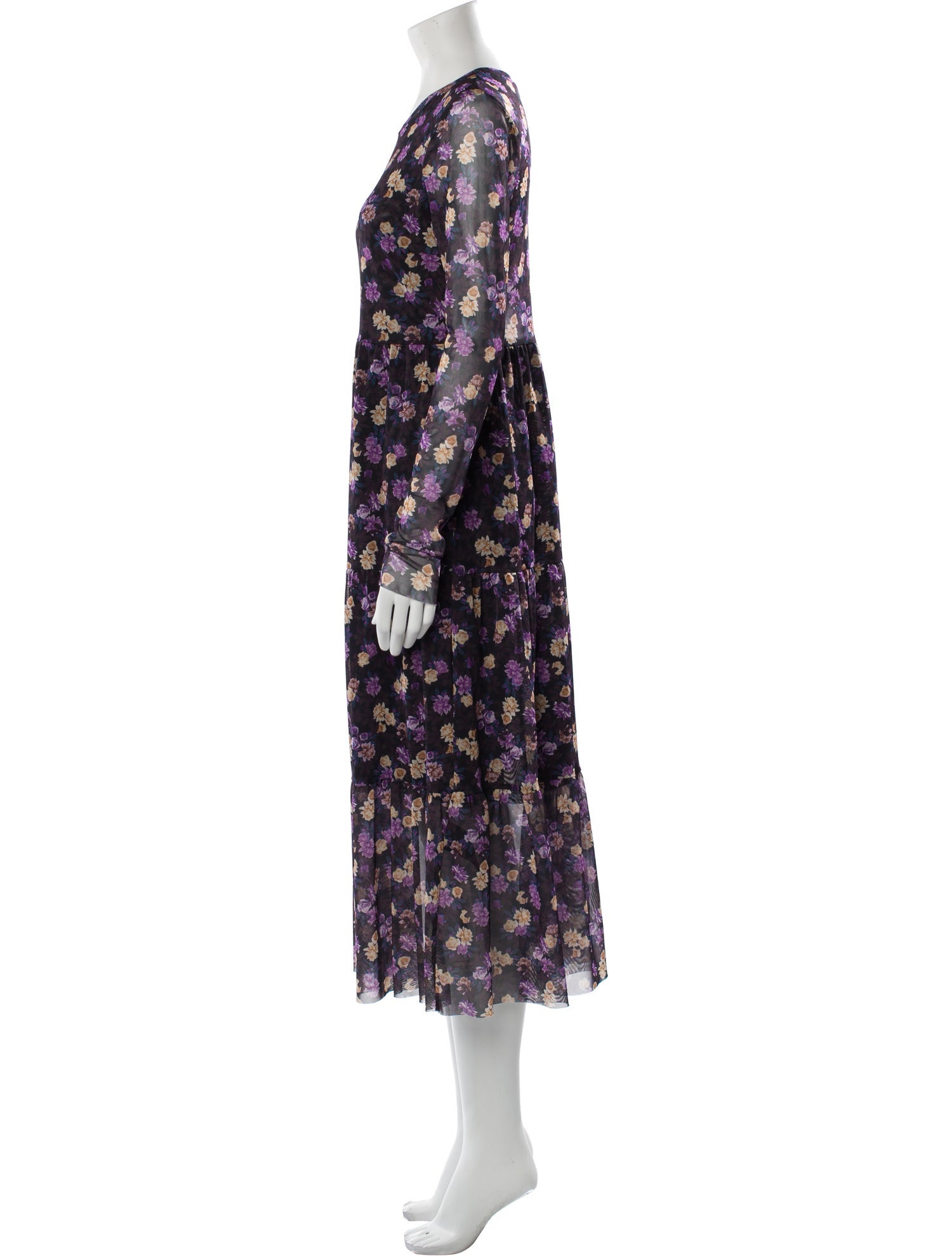 Baum und Pferdgarten Floral Print Long Dress