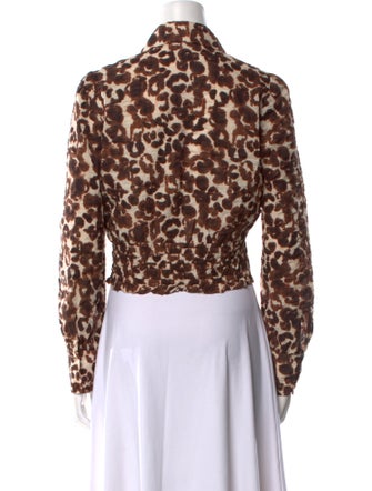 Baum und Pferdgarten Animal Print Long Sleeve Button-Up Top