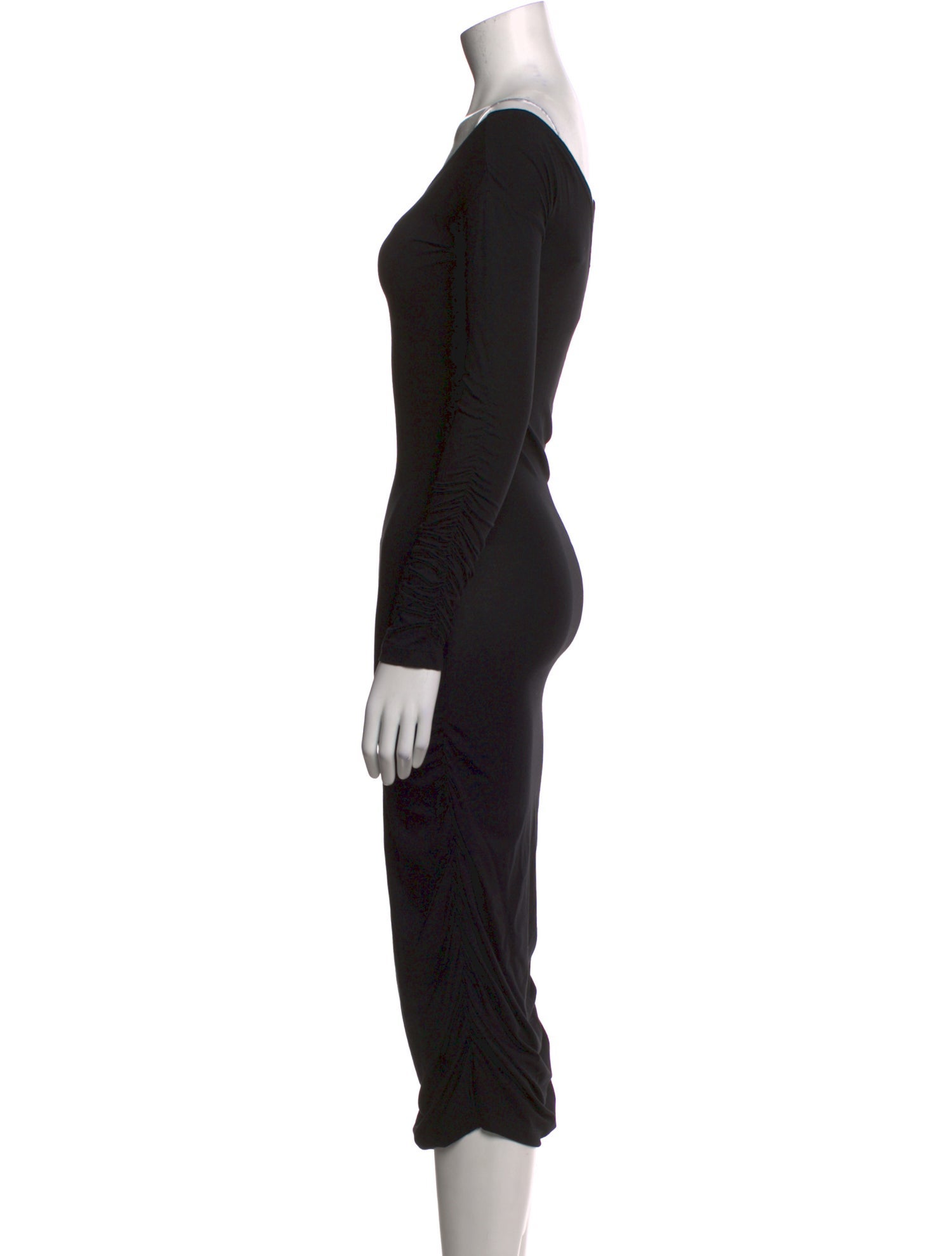 Baum und Pferdgarten V-Neck Midi Length Dress