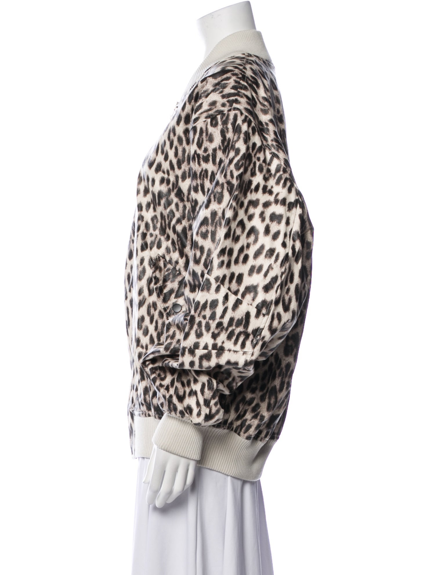 Baum und Pferdgarten Animal Print Bomber Jacket w/ Tags