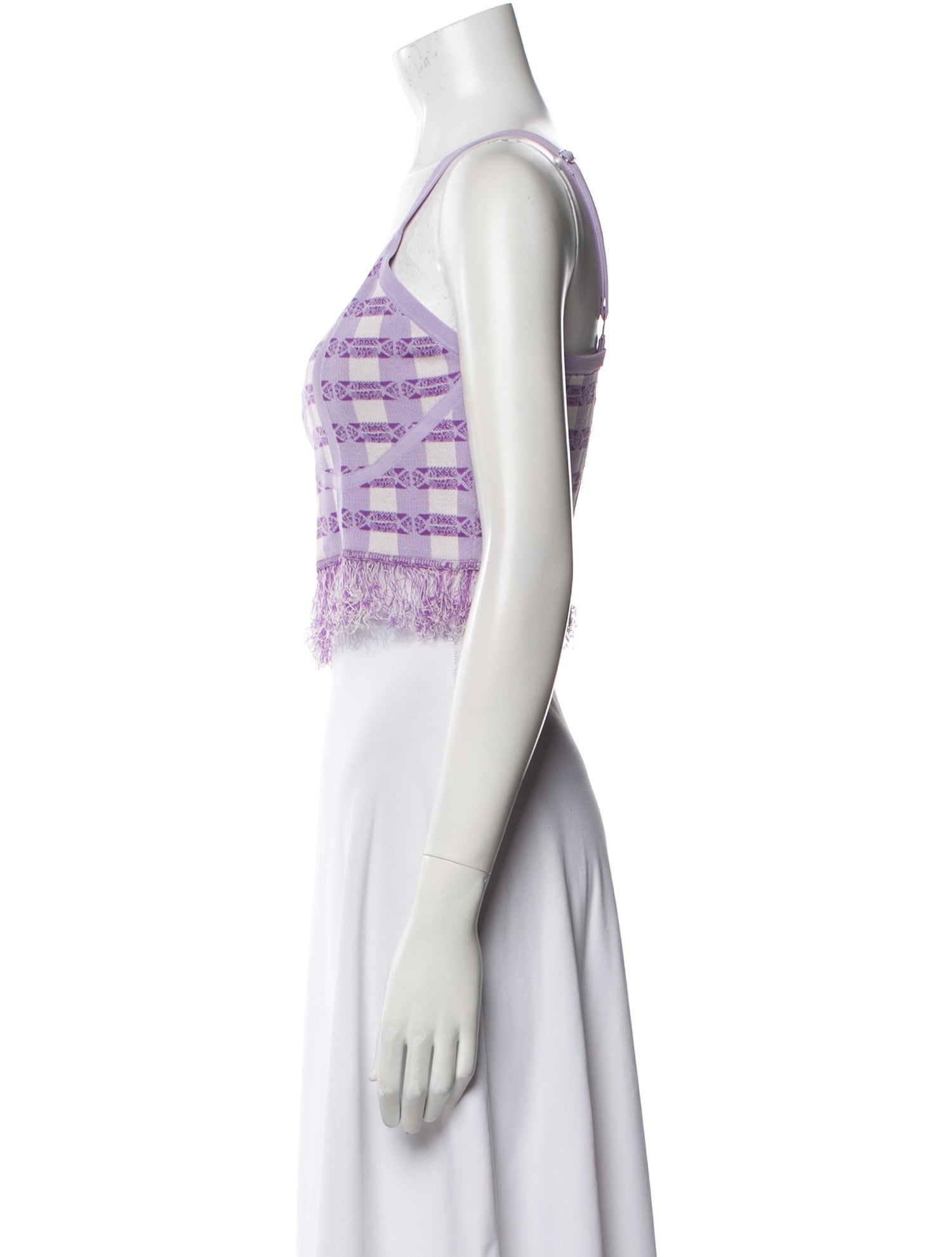 Baum und Pferdgarten Printed V-Neck Crop Top