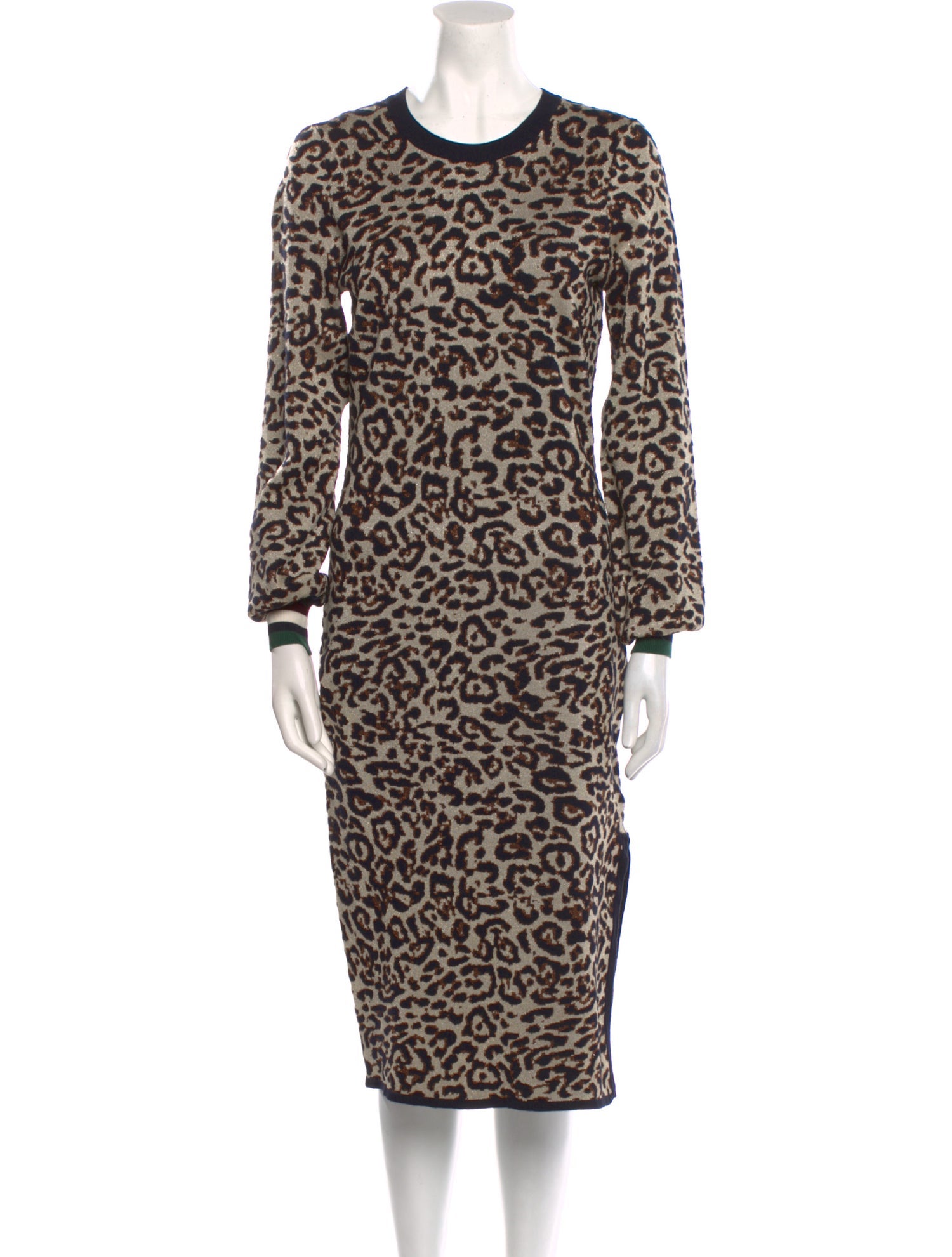 Baum und Pferdgarten Animal Print Midi Length Dress