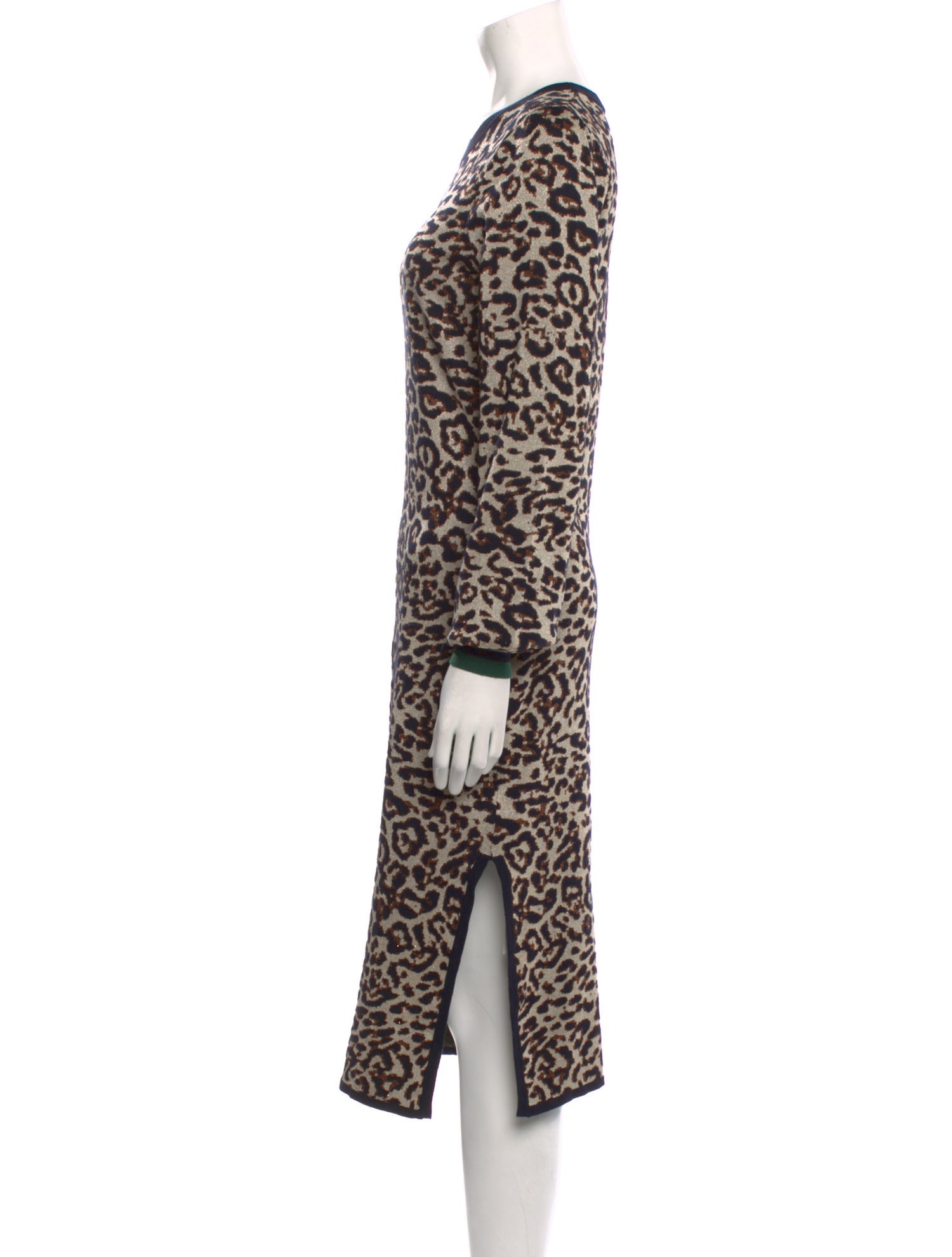 Baum und Pferdgarten Animal Print Midi Length Dress