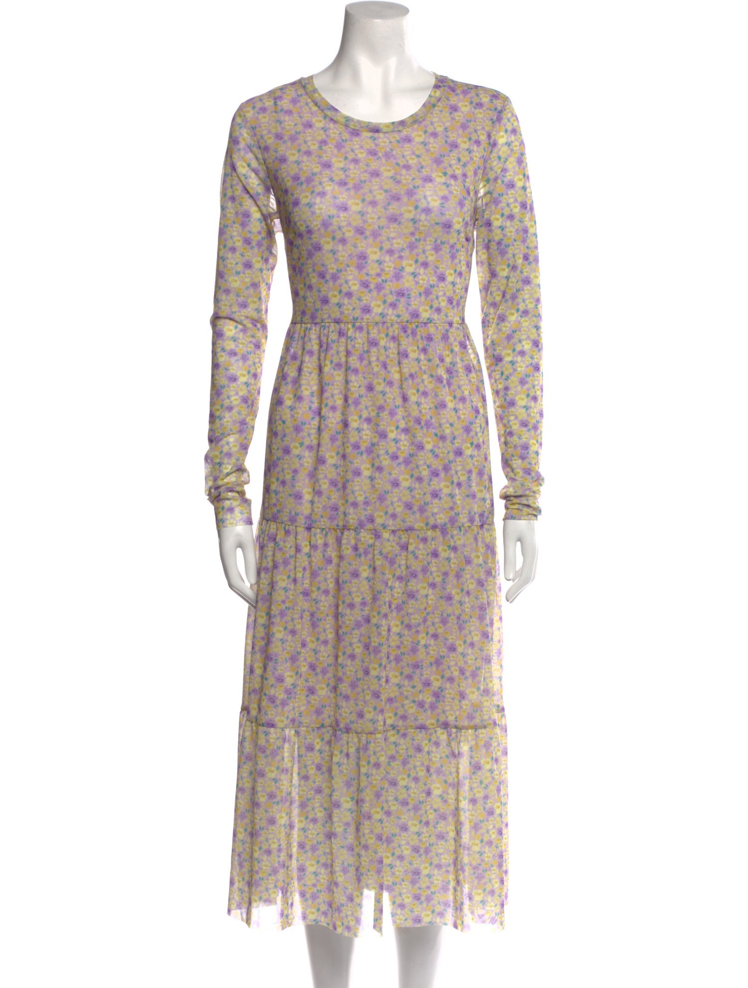 Baum und Pferdgarten Floral Print Midi Length Dress w/ Tags