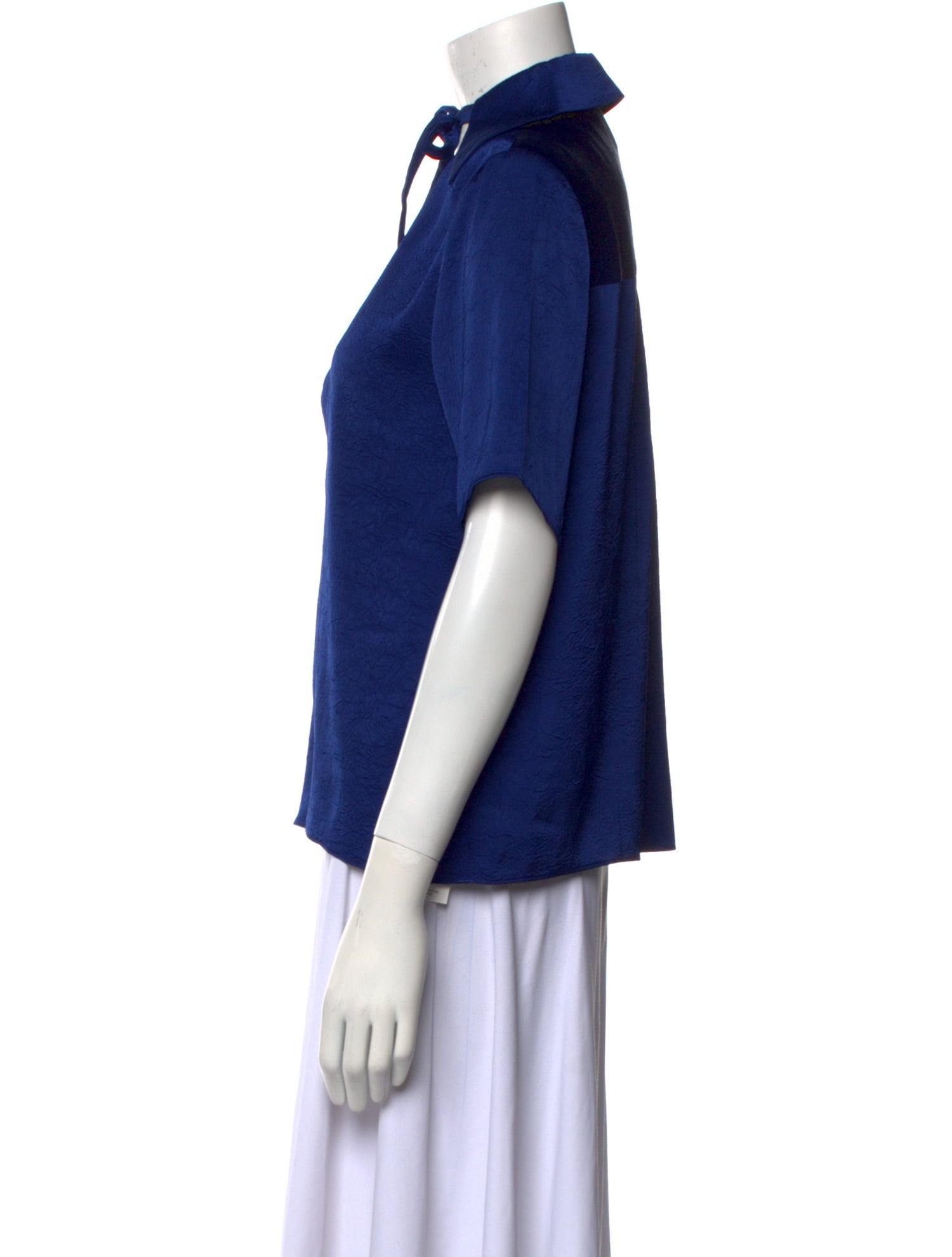 Baum und Pferdgarten V-Neck Short Sleeve Blouse