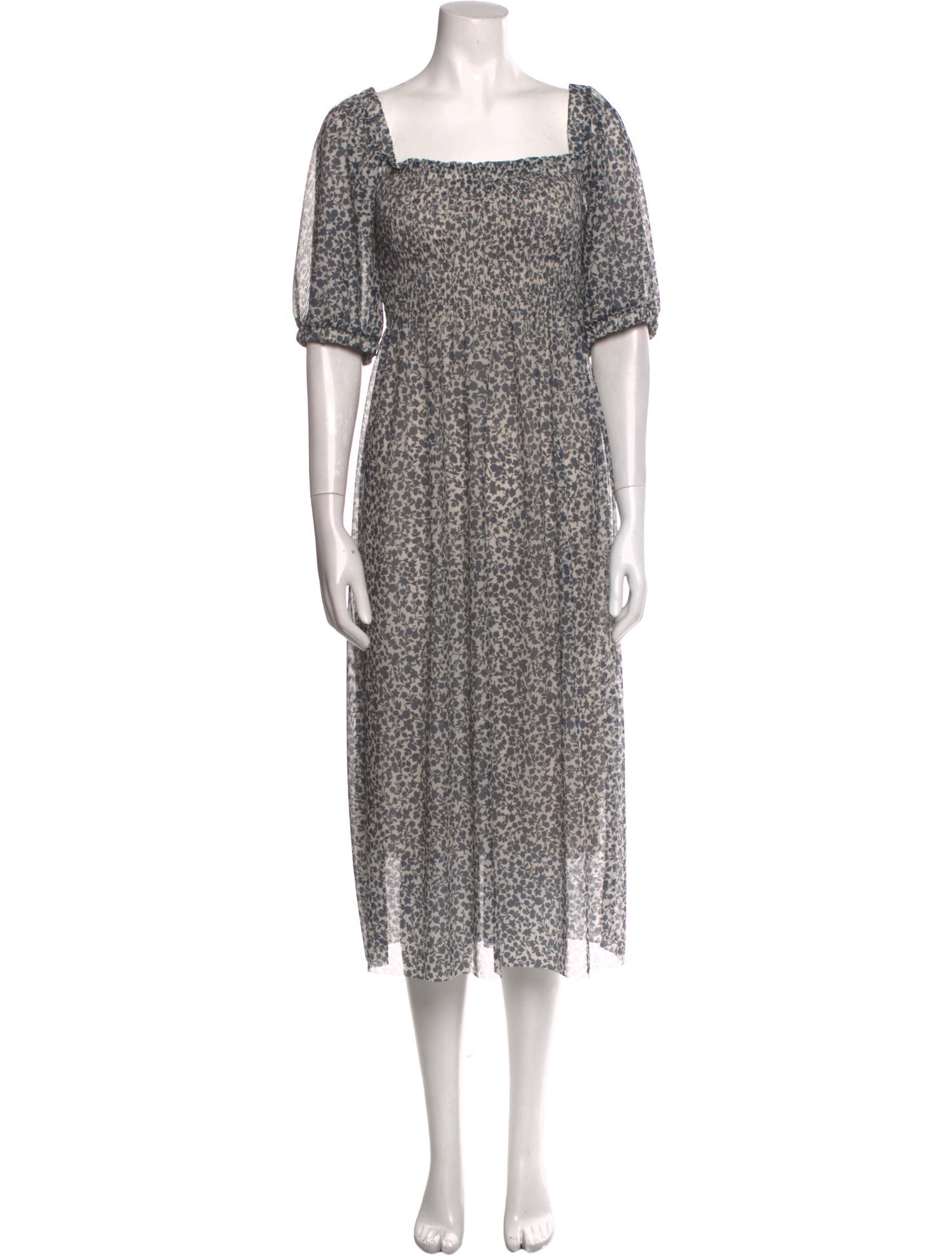 Baum und Pferdgarten Floral Print Midi Length Dress