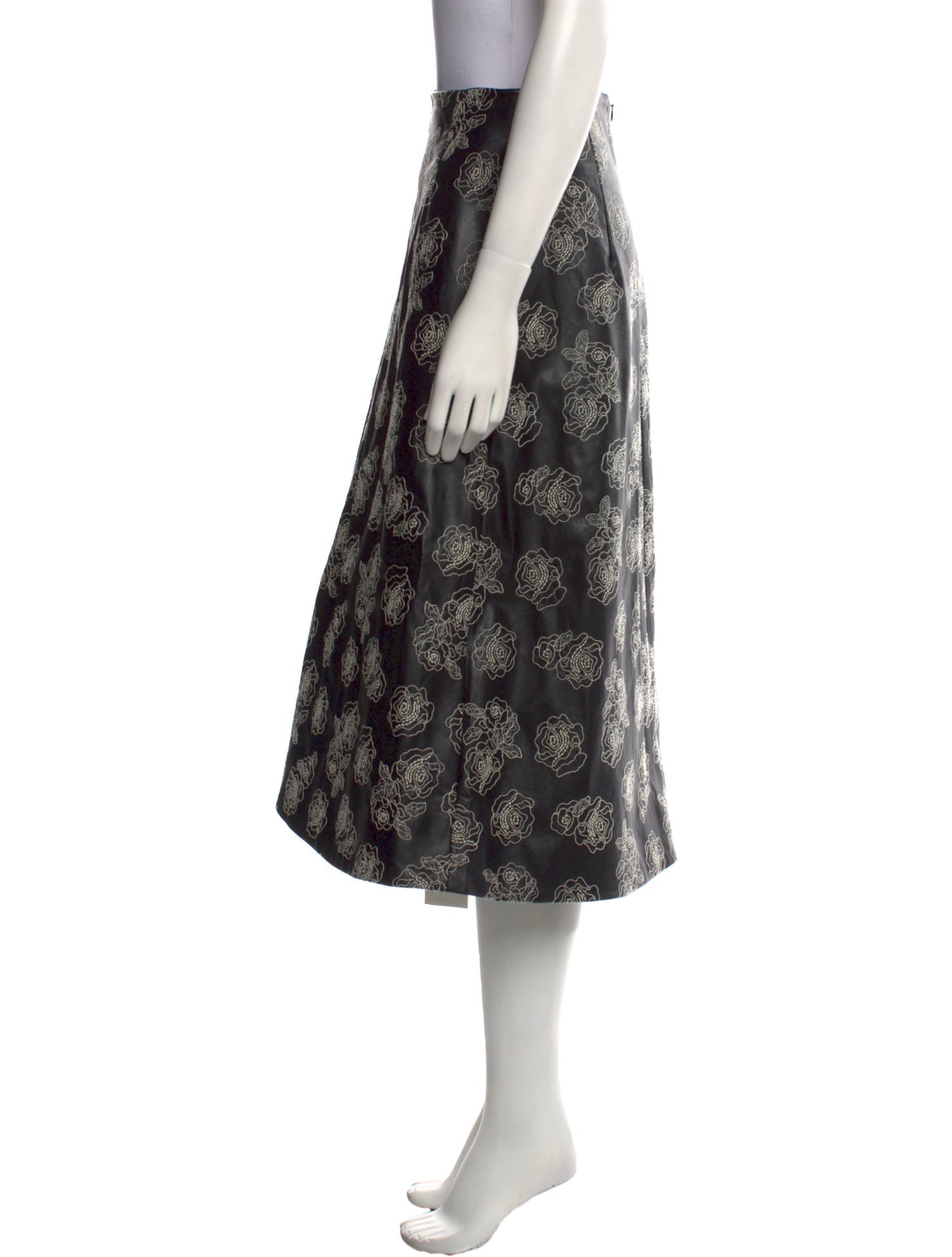 Baum und Pferdgarten Floral Print Midi Length Skirt