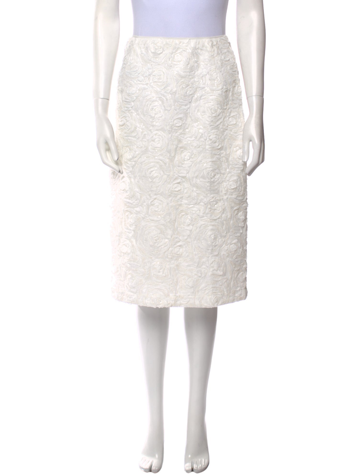 Baum und Pferdgarten Lace Trim Embellishment Knee-Length Skirt