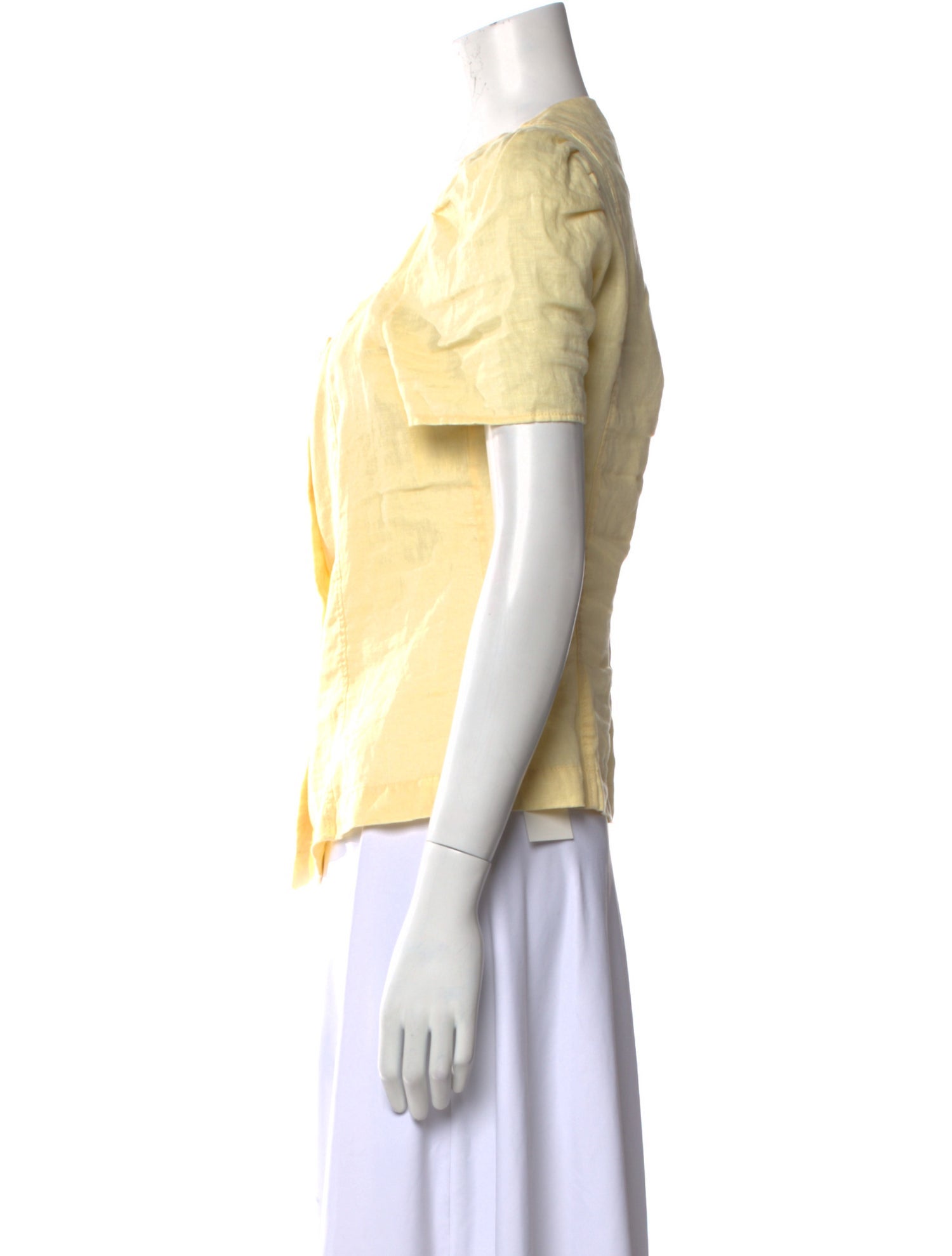 Baum und Pferdgarten Linen Square Neckline Button-Up Top