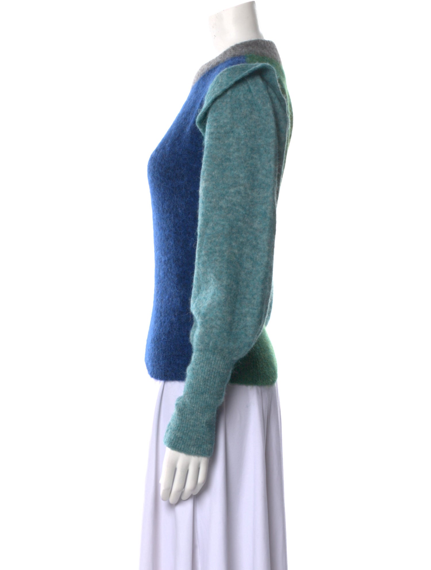 Baum und Pferdgarten Wool Colorblock Pattern Sweater