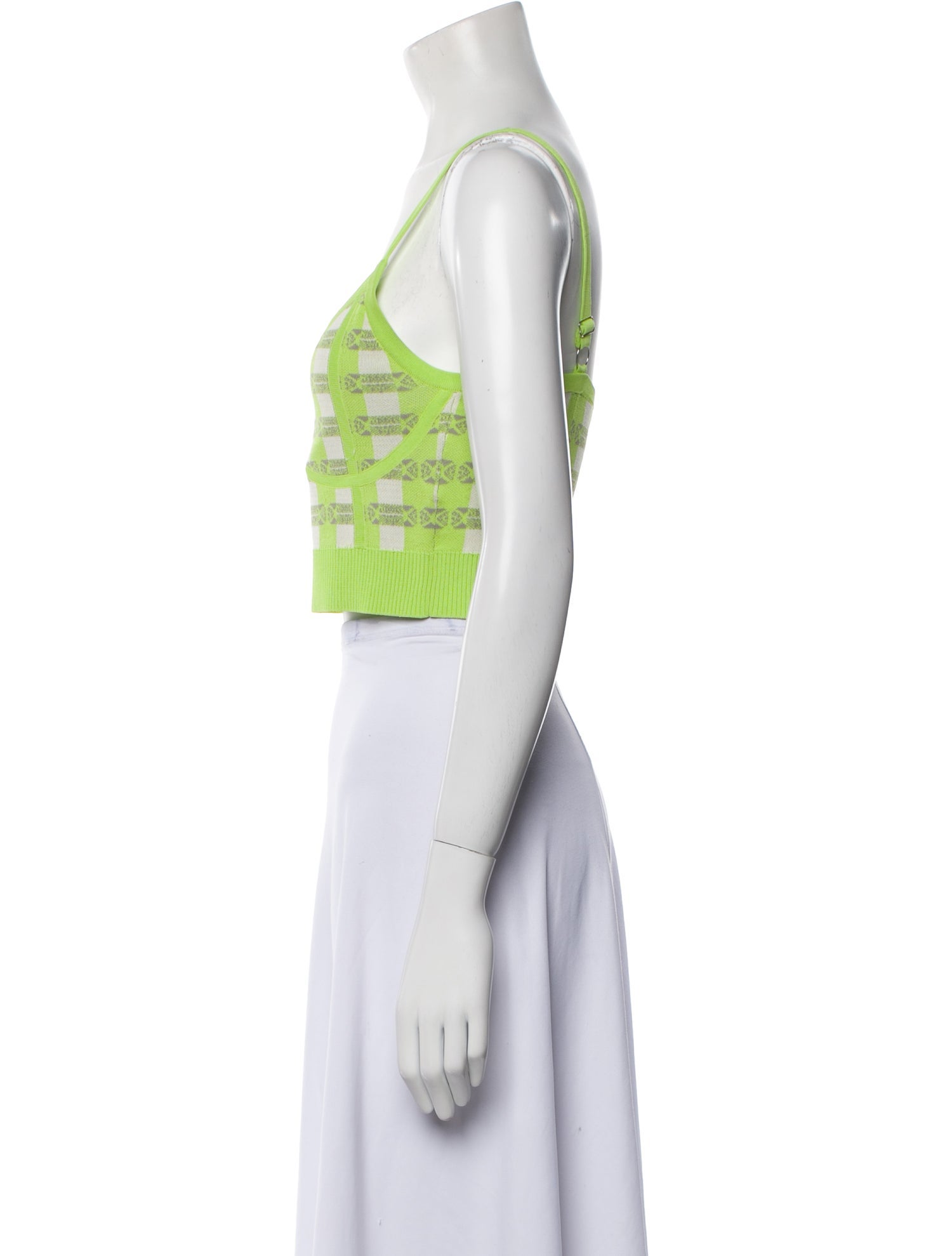 Baum und Pferdgarten Striped V-Neck Crop Top