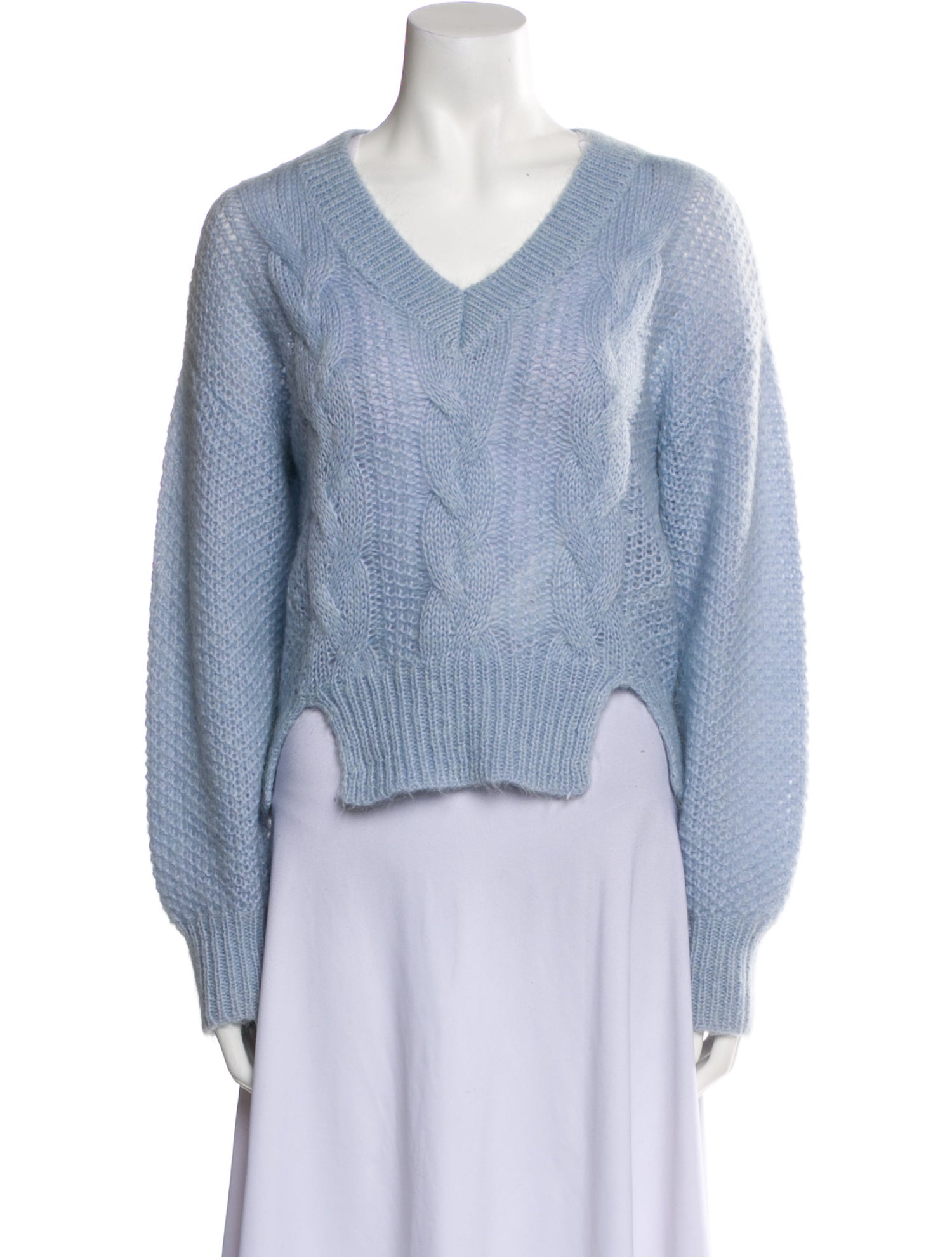 Baum und Pferdgarten V-Neck Sweater