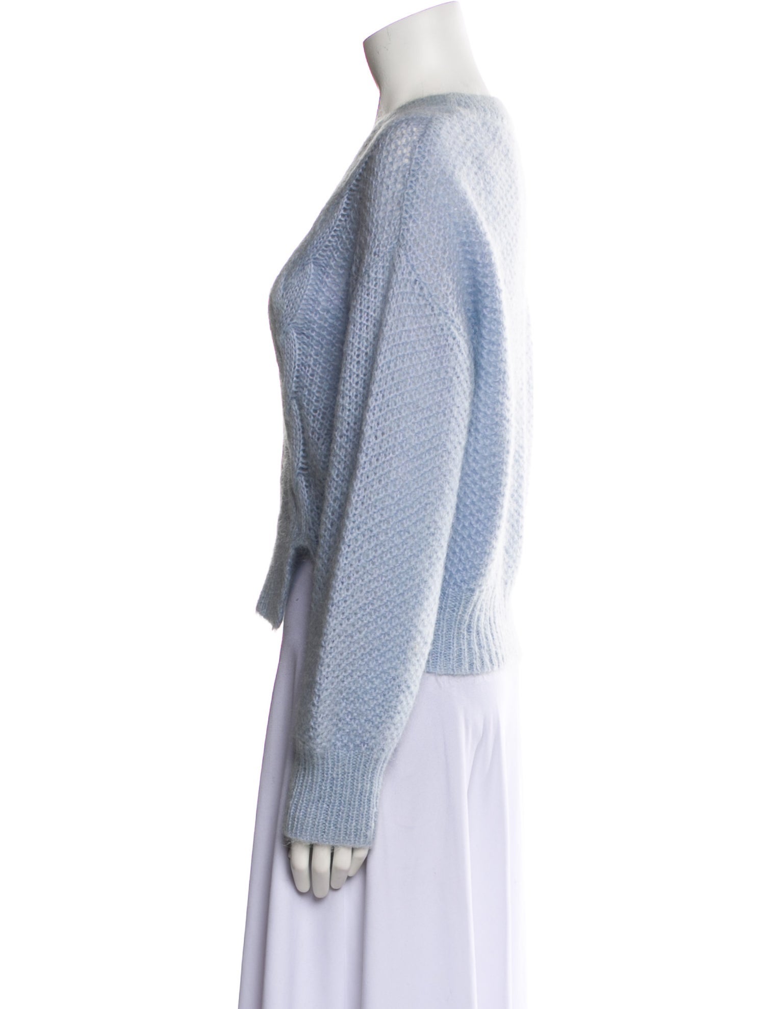 Baum und Pferdgarten V-Neck Sweater