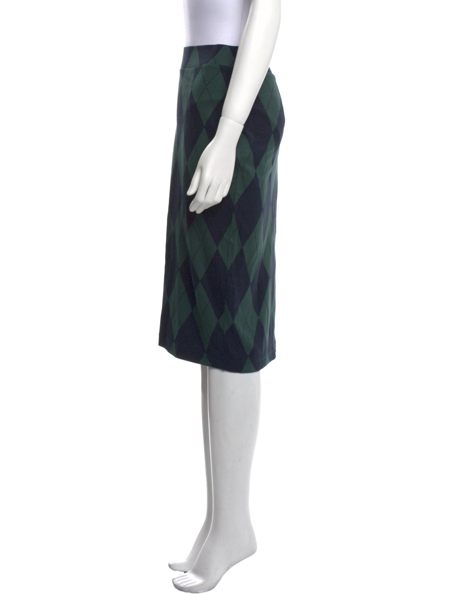Baum und Pferdgarten Plaid Print Knee-Length Skirt w/ Tags