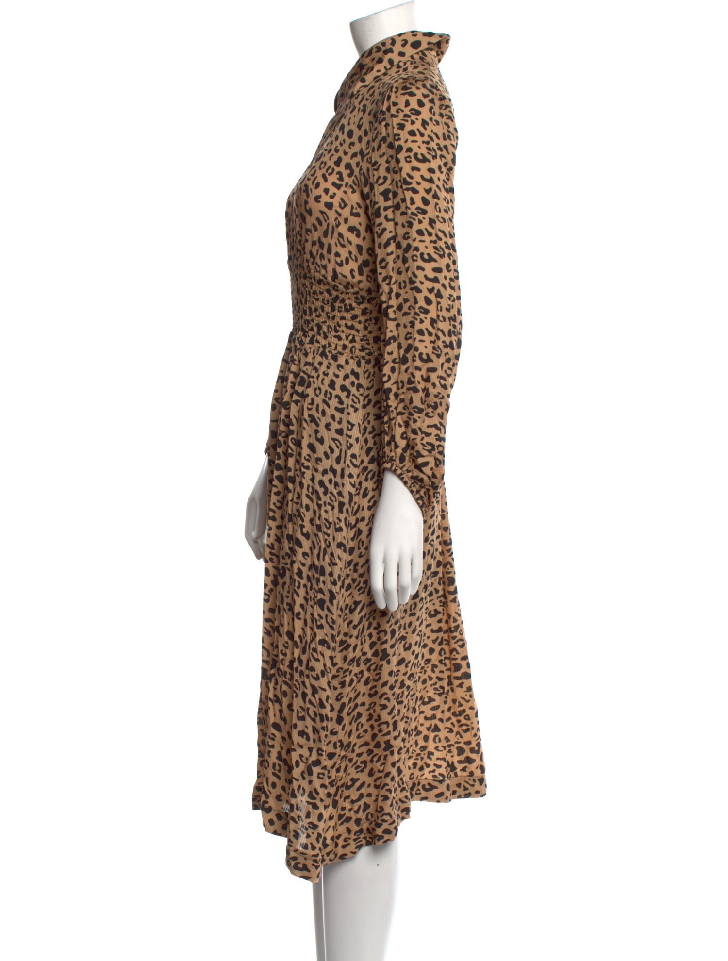 Baum und Pferdgarten Animal Print Midi Length Dress