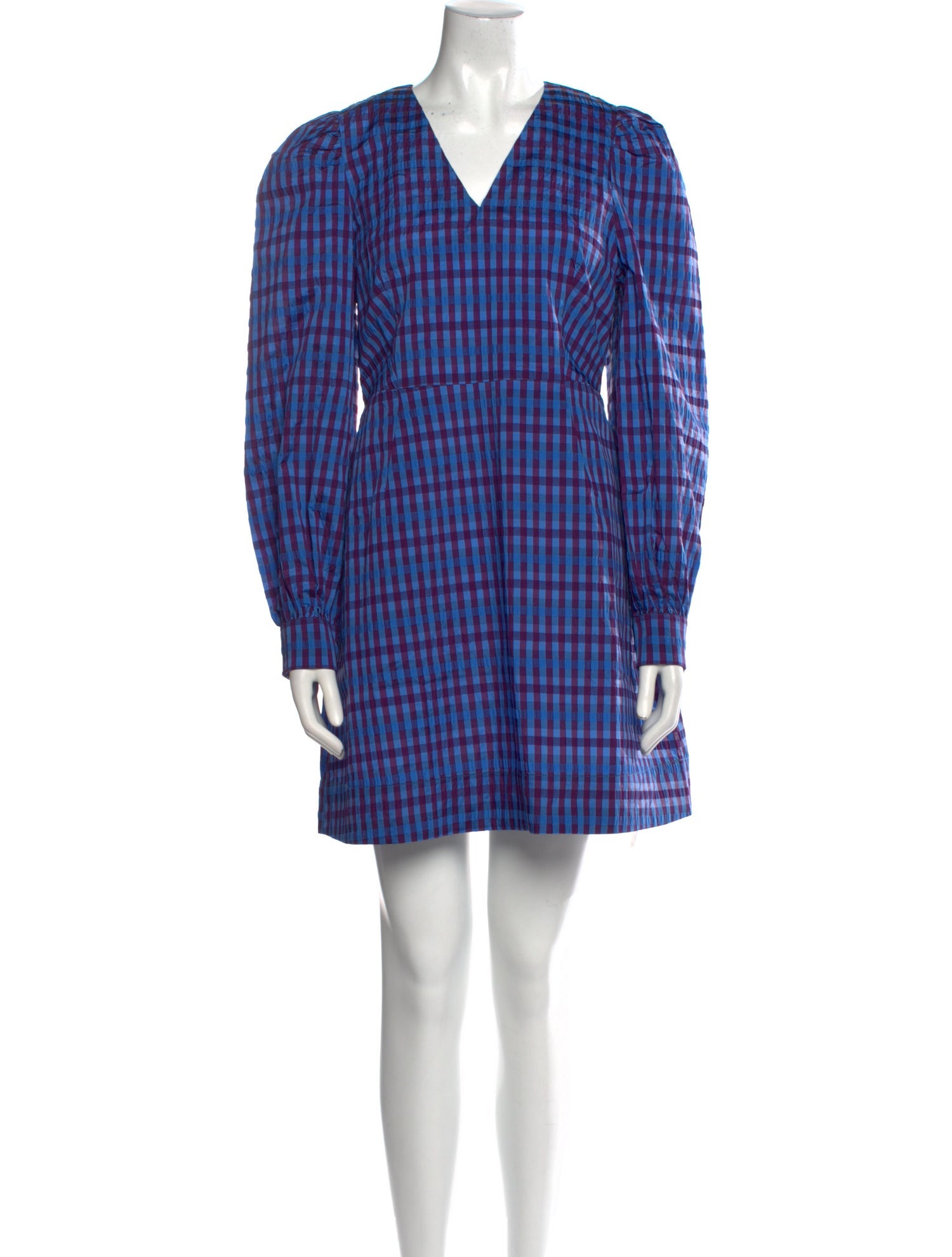 Baum und Pferdgarten Plaid Print Mini Dress