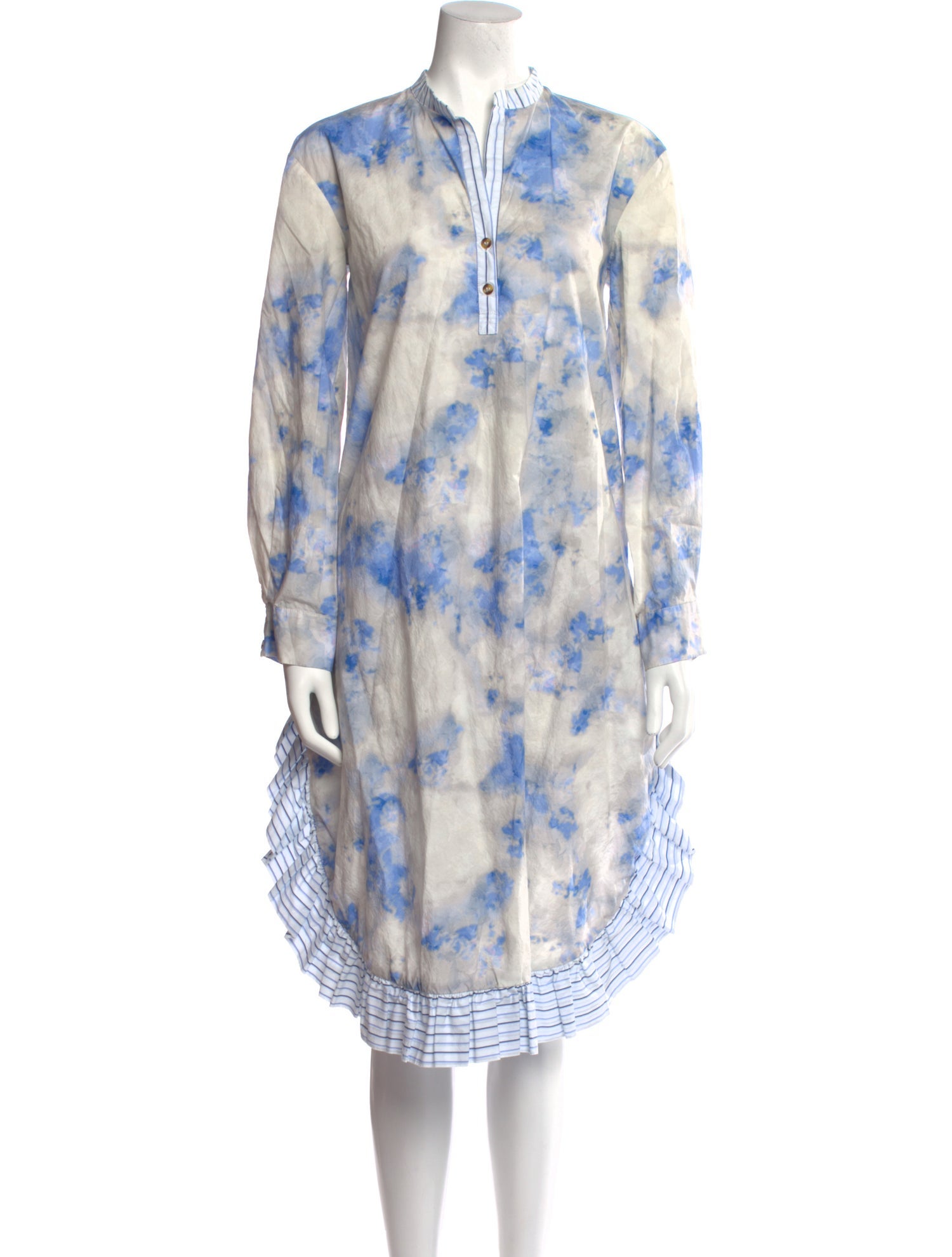 Baum und Pferdgarten Tie-Dye Print Midi Length Dress