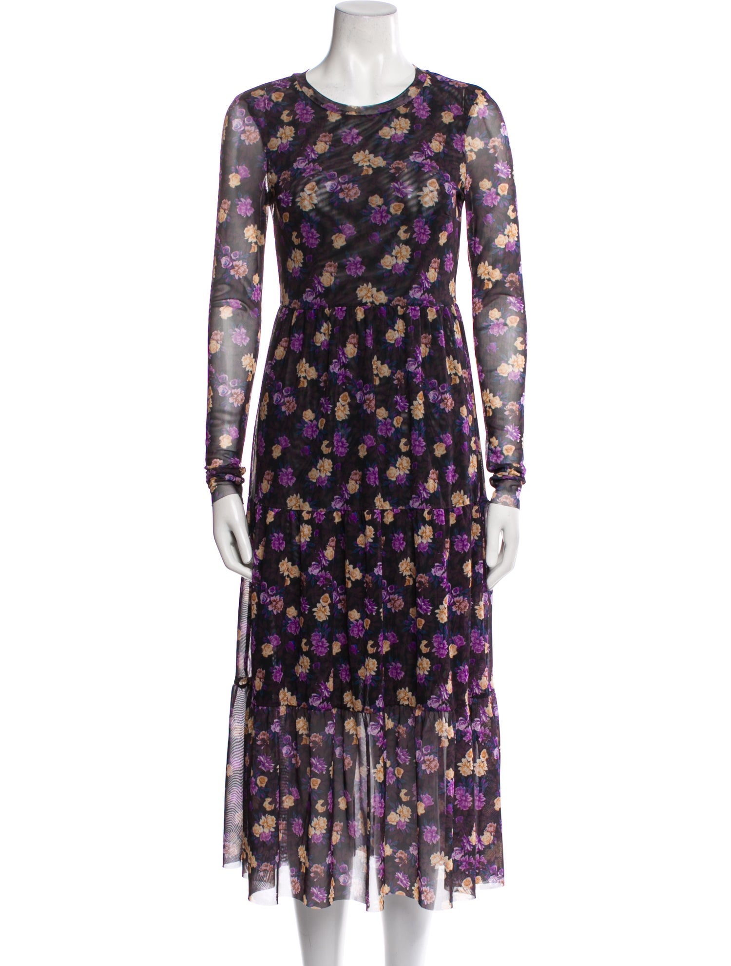 Baum und Pferdgarten Floral Print Midi Length Dress
