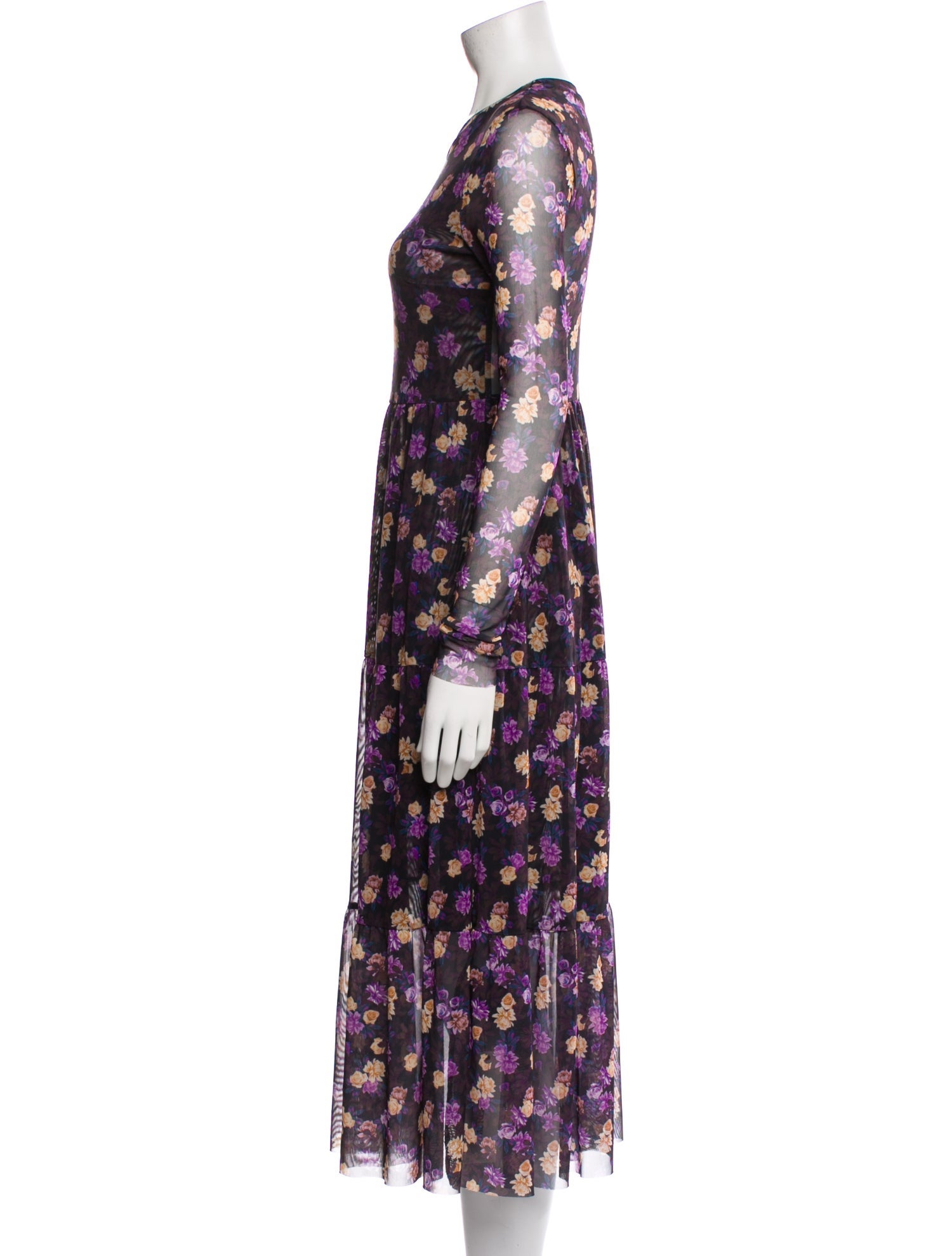 Baum und Pferdgarten Floral Print Midi Length Dress
