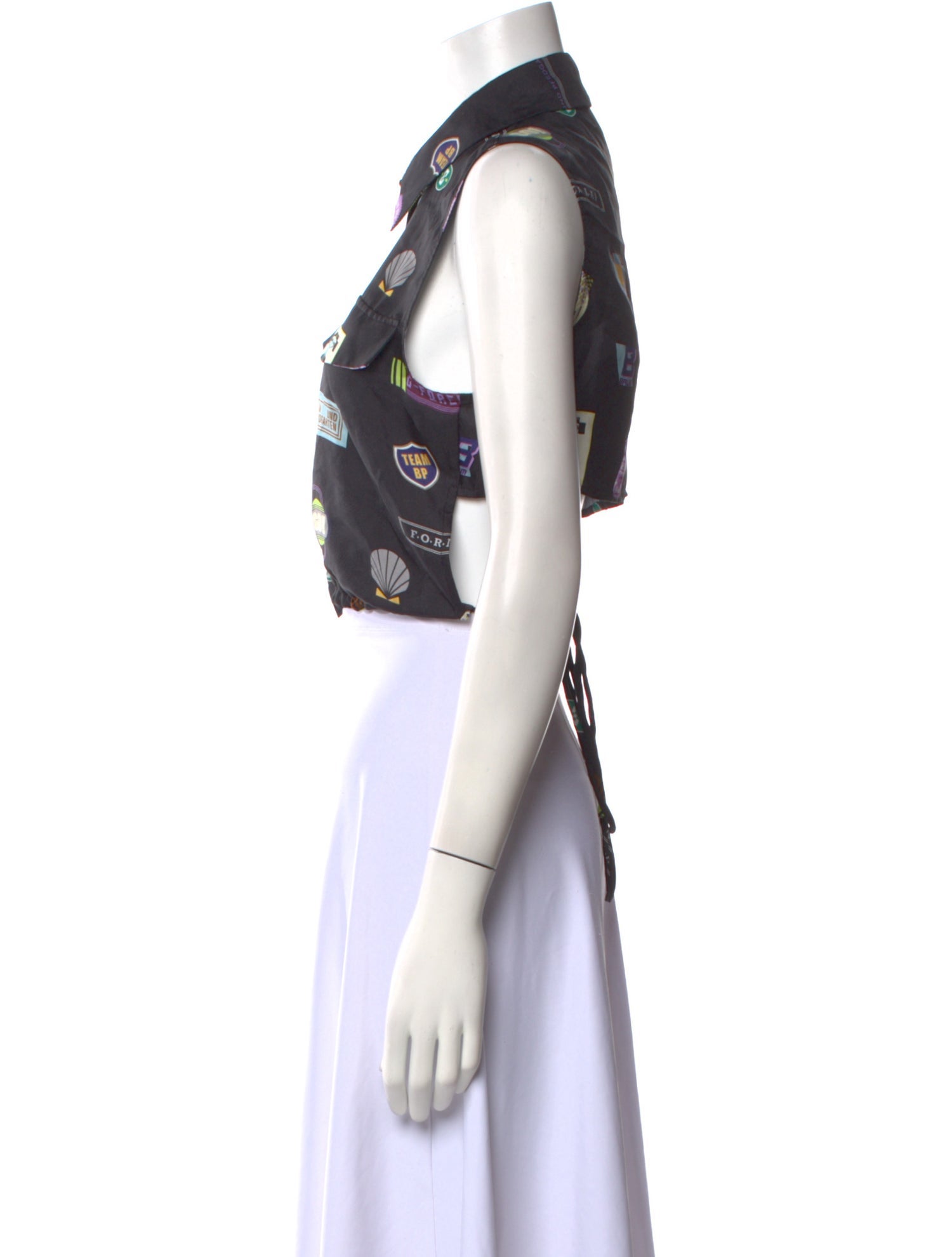 Baum und Pferdgarten Printed Sleeveless Crop Top