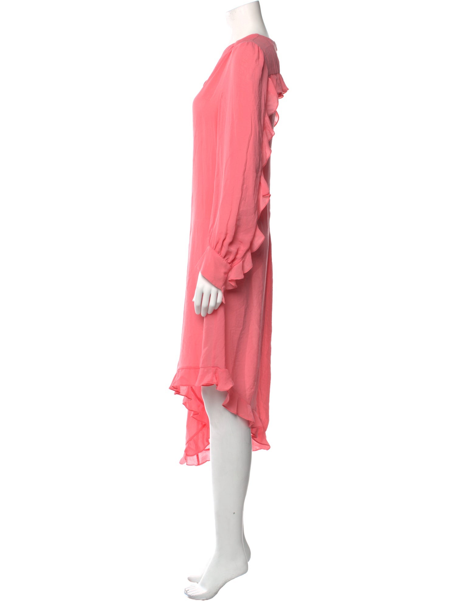 Baum und Pferdgarten V-Neck Long Dress