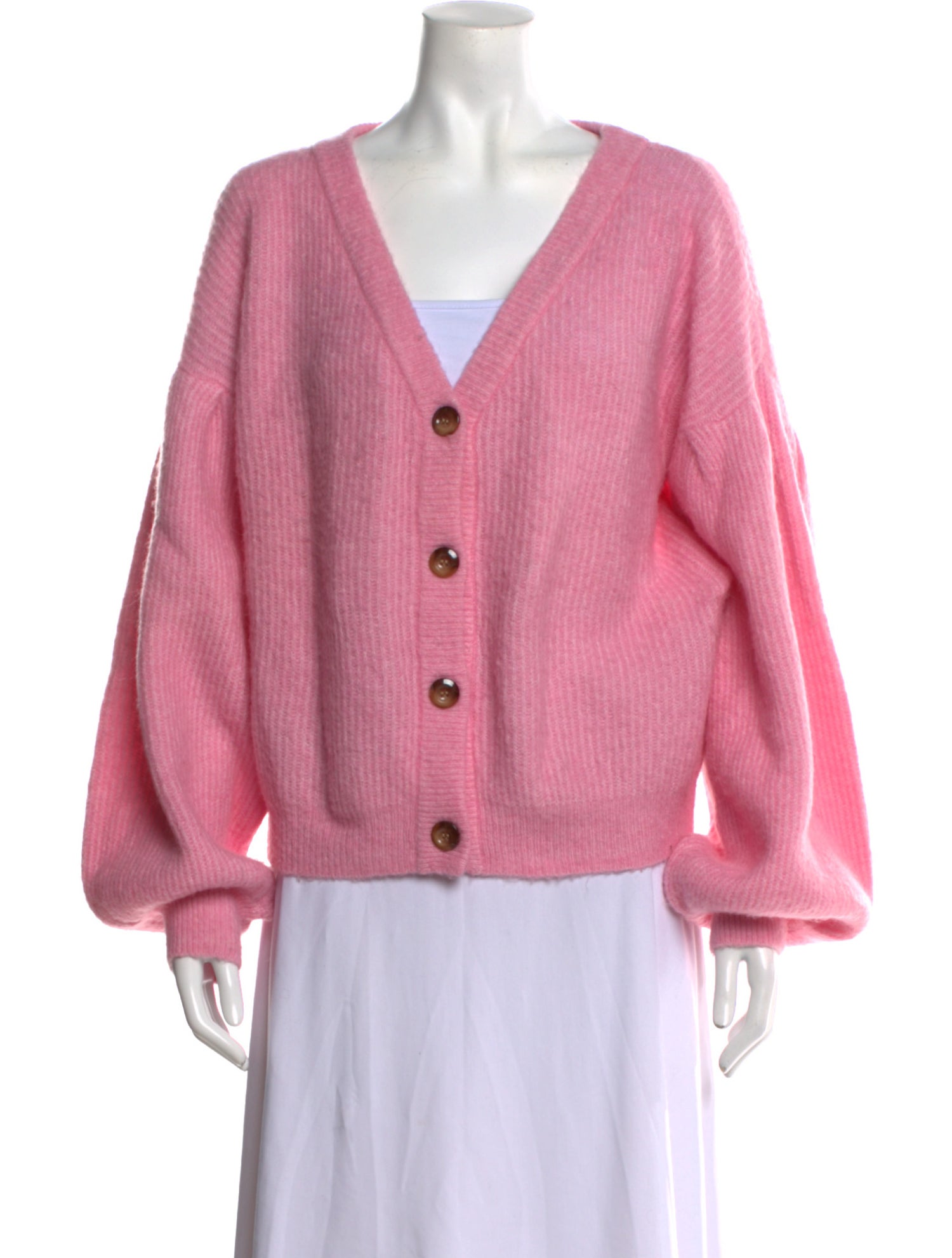 Baum und Pferdgarten V-Neck Sweater