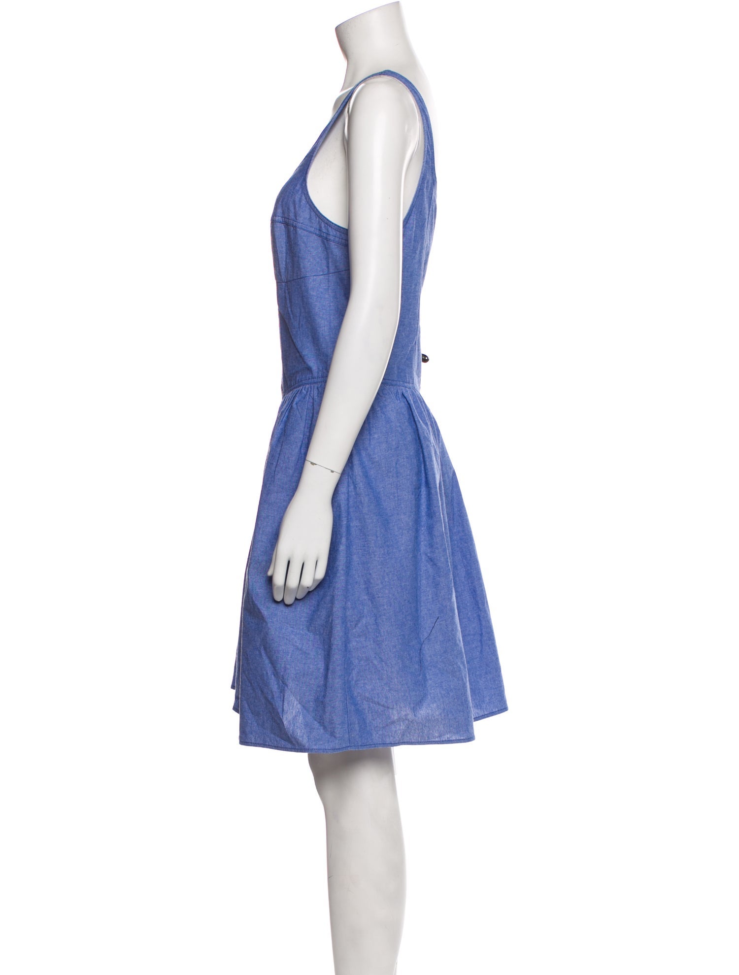 Baum und Pferdgarten Square Neckline Knee-Length Dress